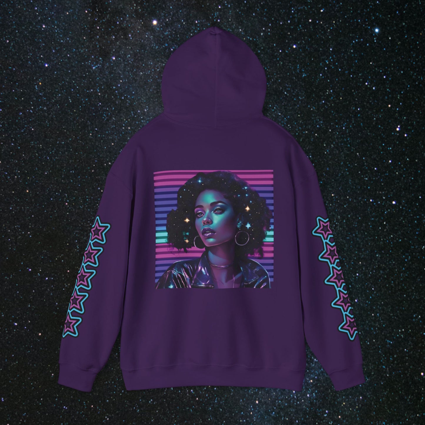Retro Radiance - Women's Pullover Hoodie