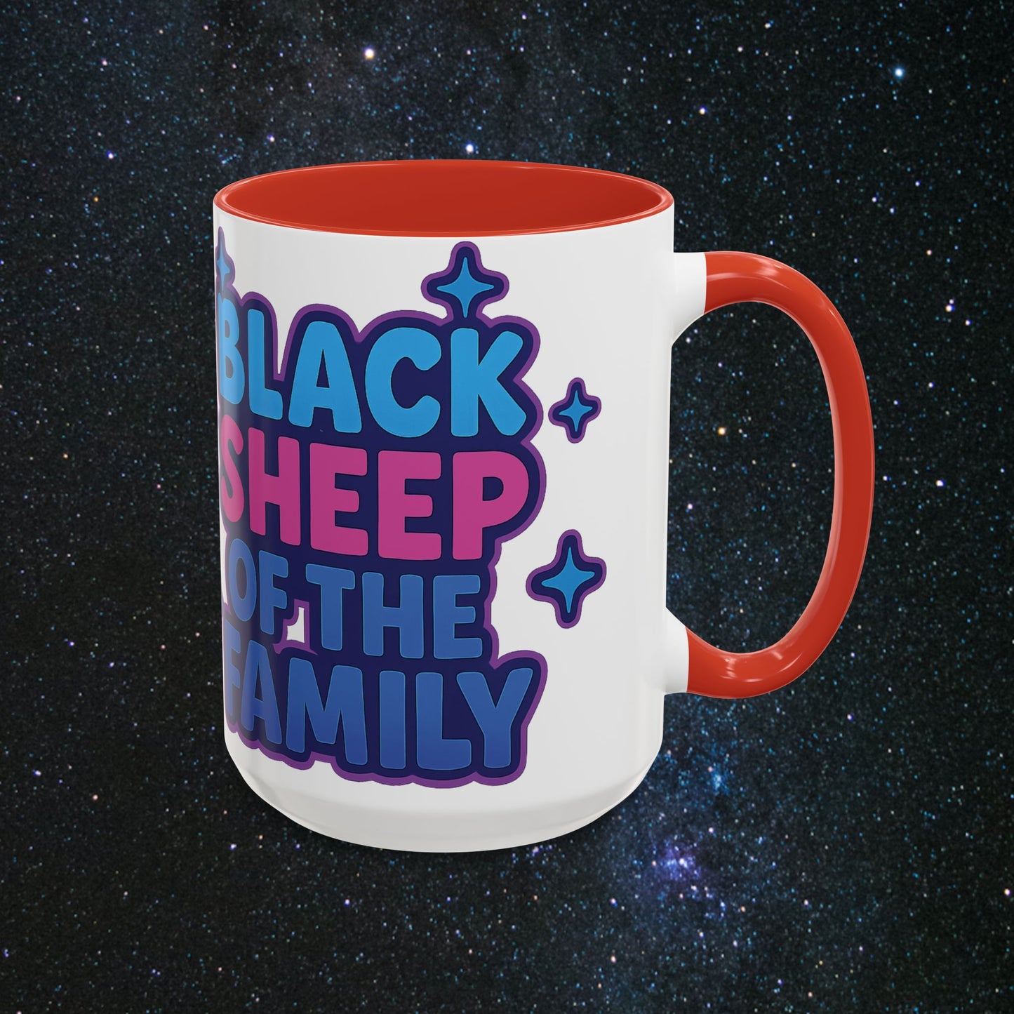 'Black Sheep' Accent Coffee Mug