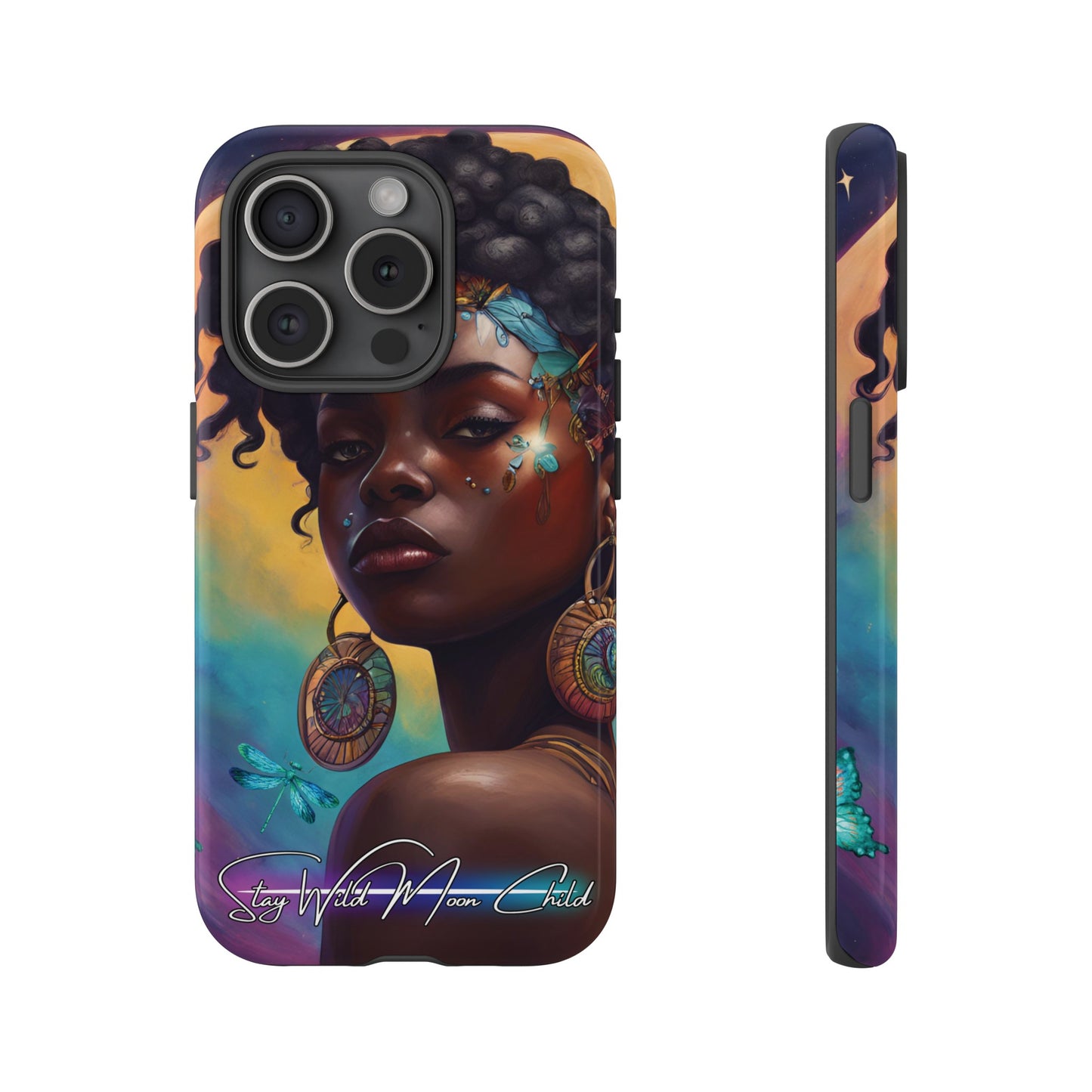 Stay Wild Moon Child - Noir Luminex Phone Case