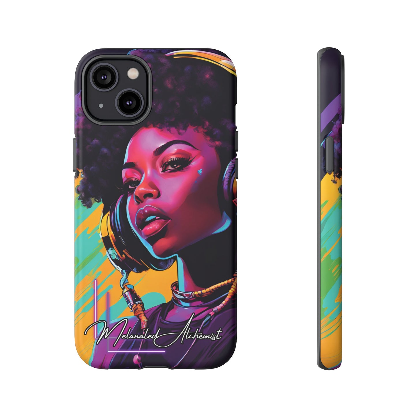 NoirAlchemy Glow - Transmute Woman Luminex Phone Case
