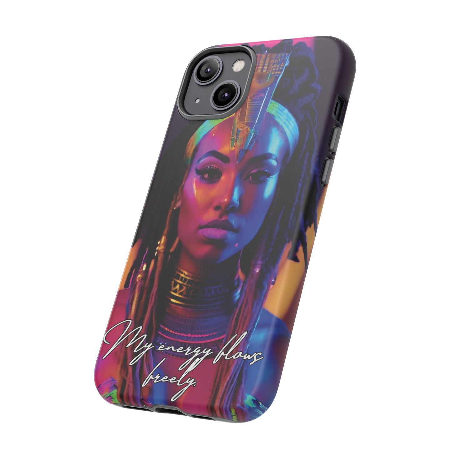 'Neon Goddess' Everflow Luminex Phone Case