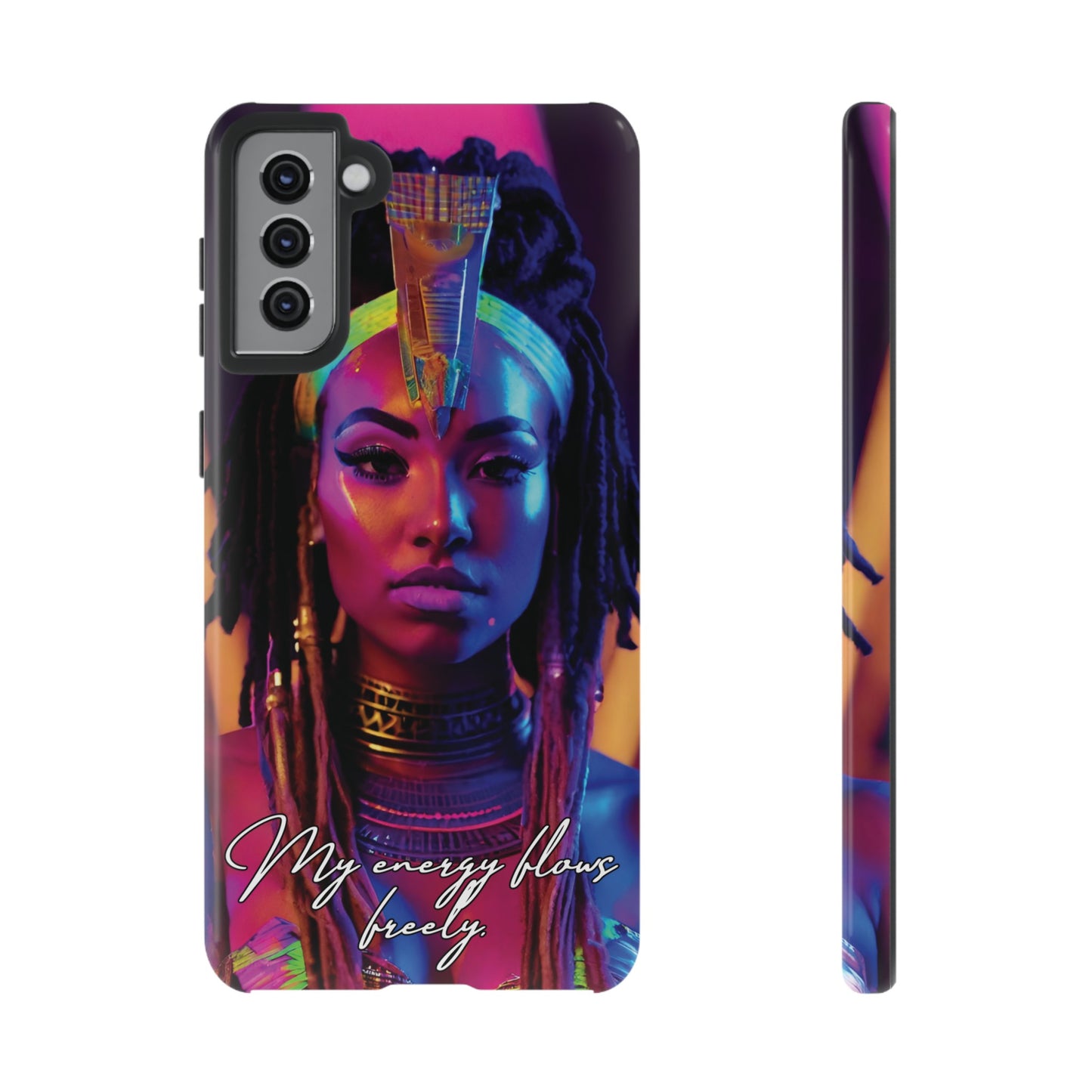 'Neon Goddess' Everflow Luminex Phone Case