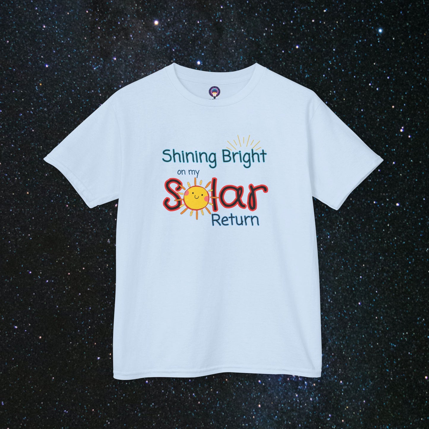 Shining Bright On My Solar Return Kids Tee
