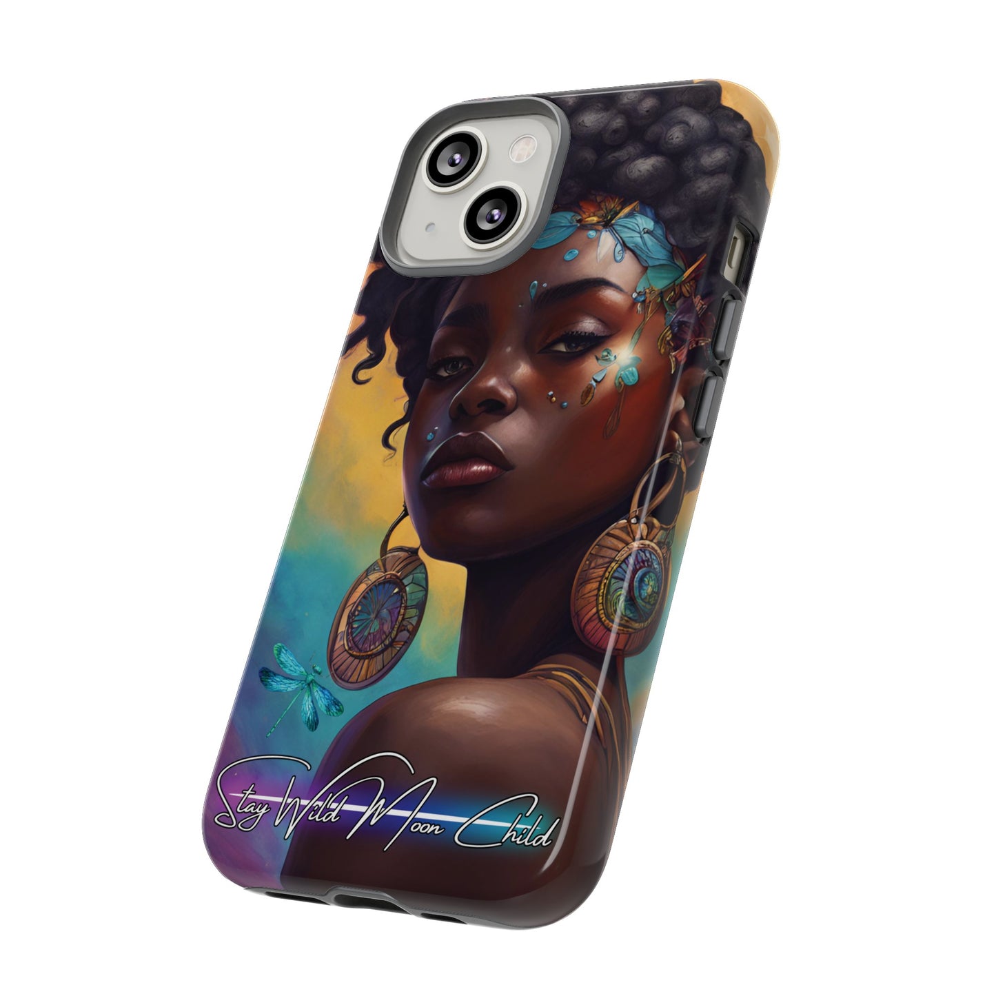 Stay Wild Moon Child - Noir Luminex Phone Case