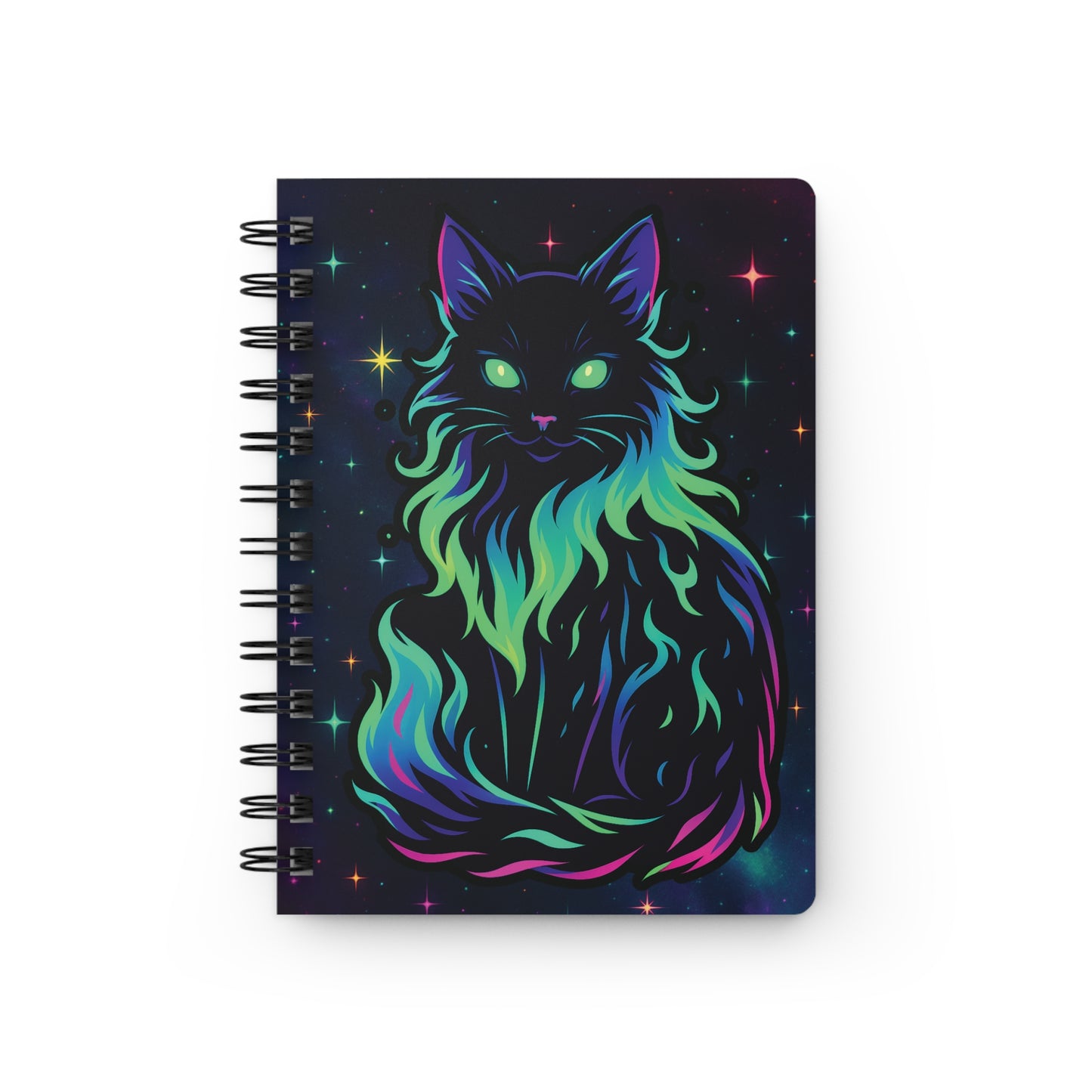 Cosmic Familiar Spiral Notebook