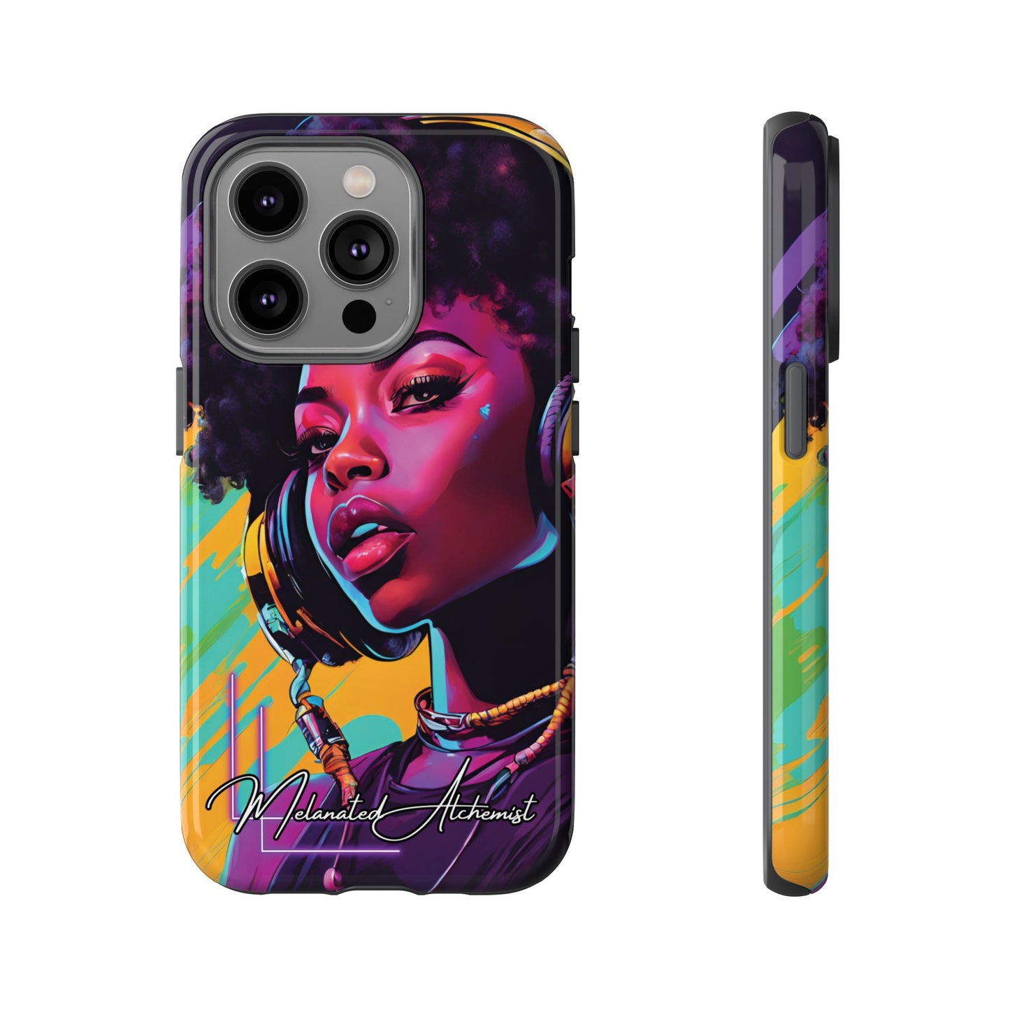 NoirAlchemy Glow - Transmute Woman Luminex Phone Case