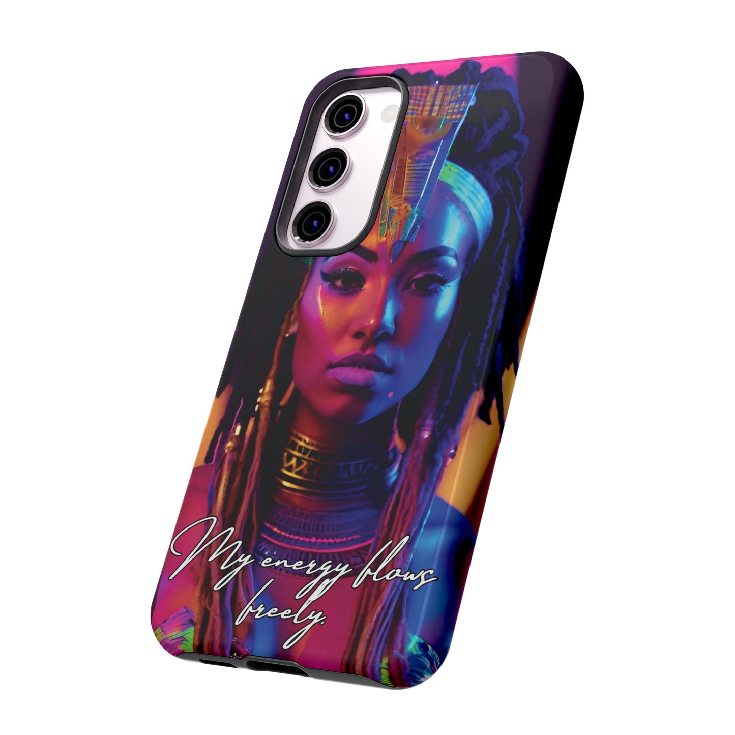 'Neon Goddess' Everflow Luminex Phone Case