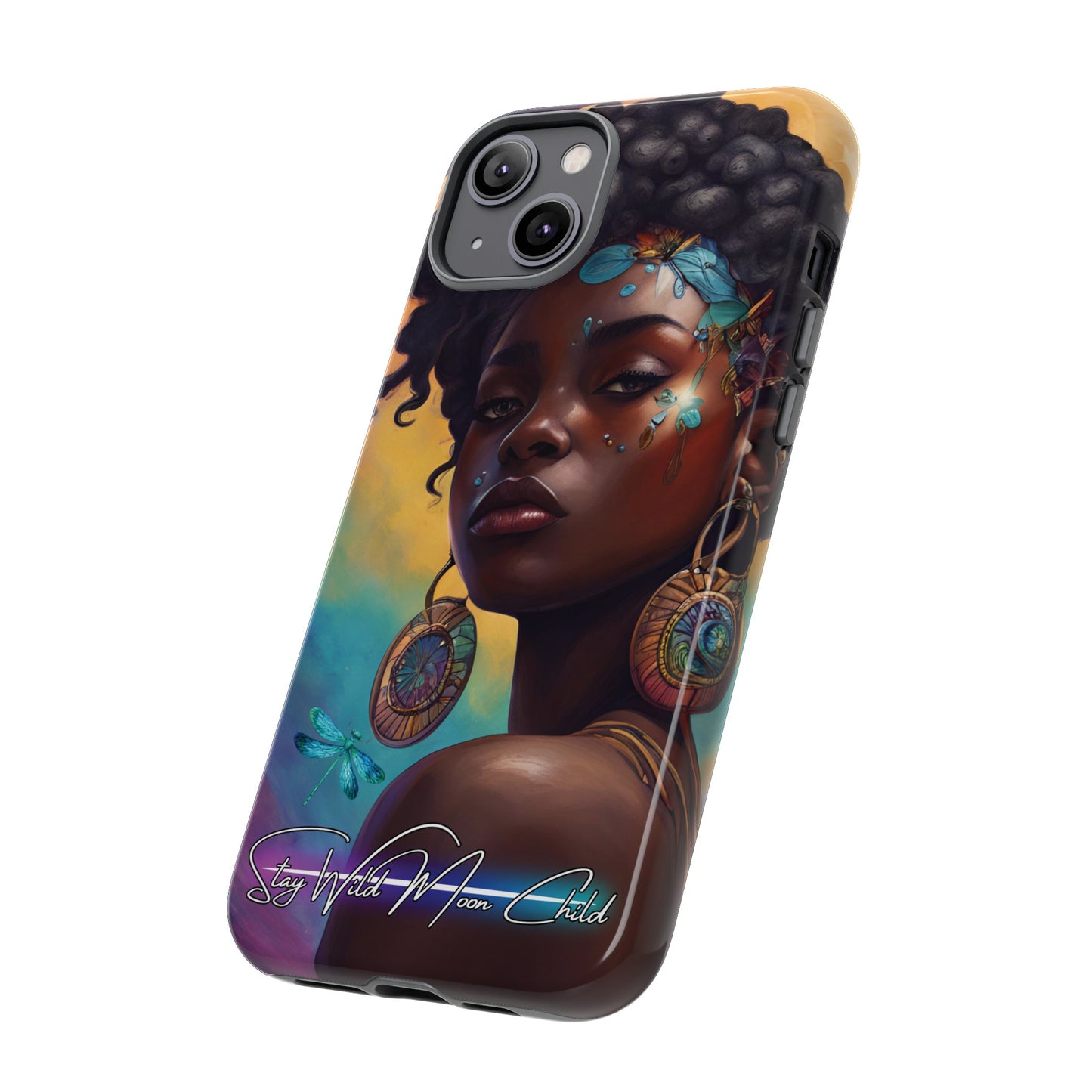 Stay Wild Moon Child - Noir Luminex Phone Case