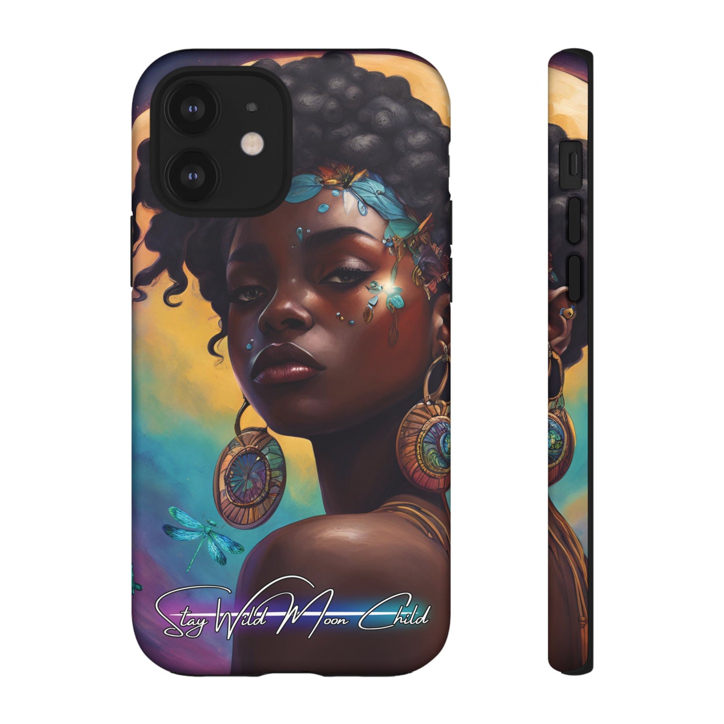 Stay Wild Moon Child - Noir Luminex Phone Case
