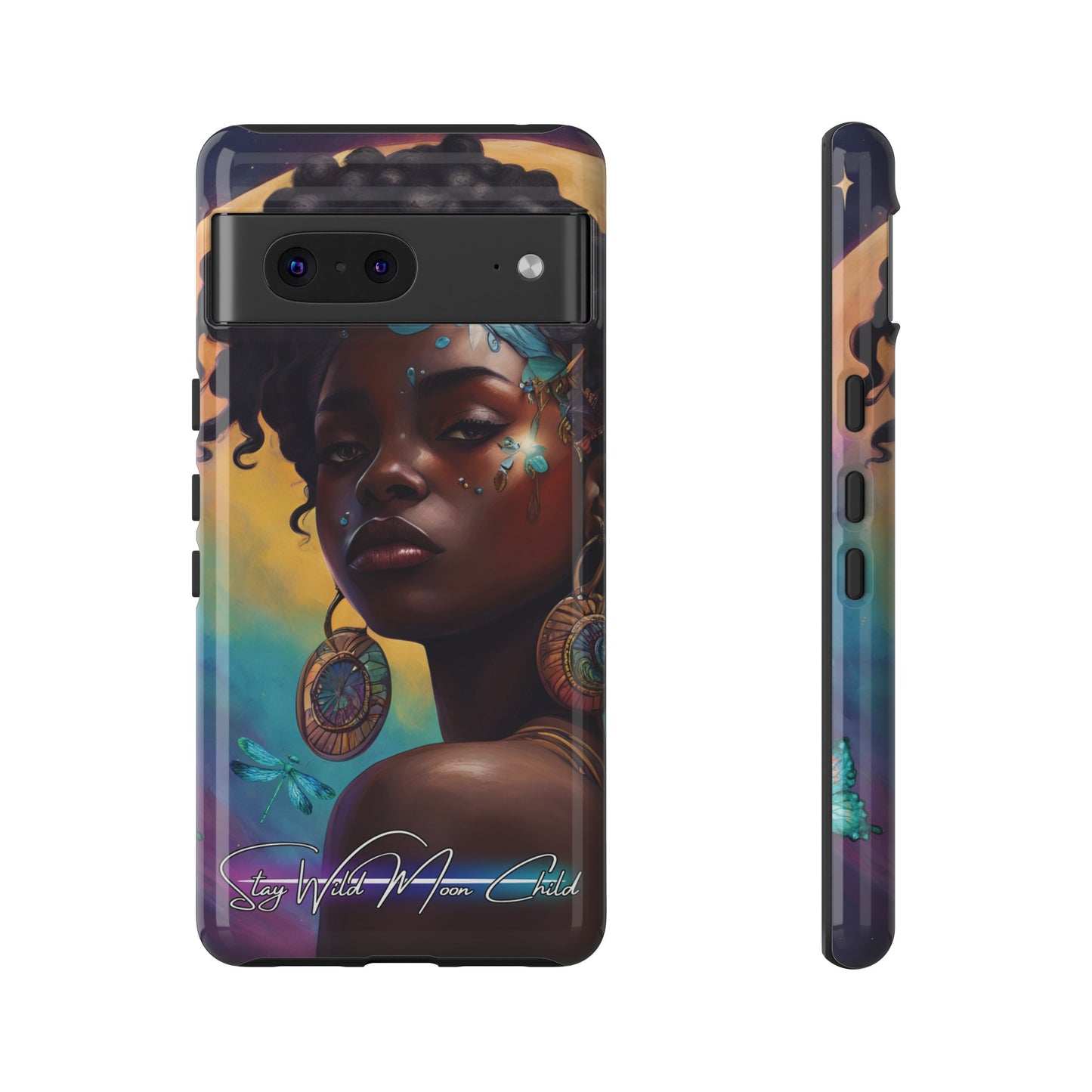 Stay Wild Moon Child - Noir Luminex Phone Case