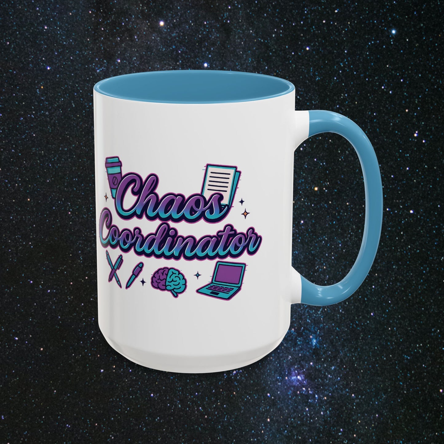 Chaos Coordinator Accent Coffee Mug
