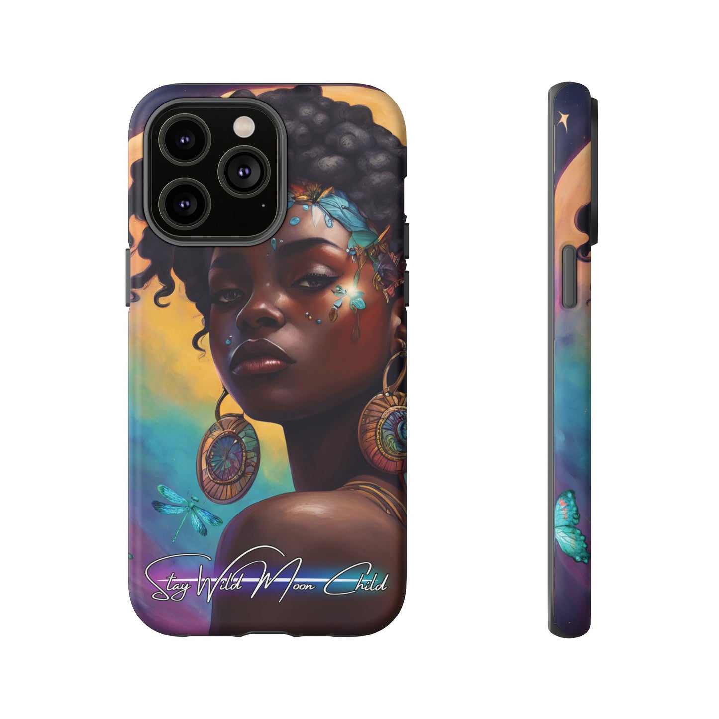 Stay Wild Moon Child - Noir Luminex Phone Case