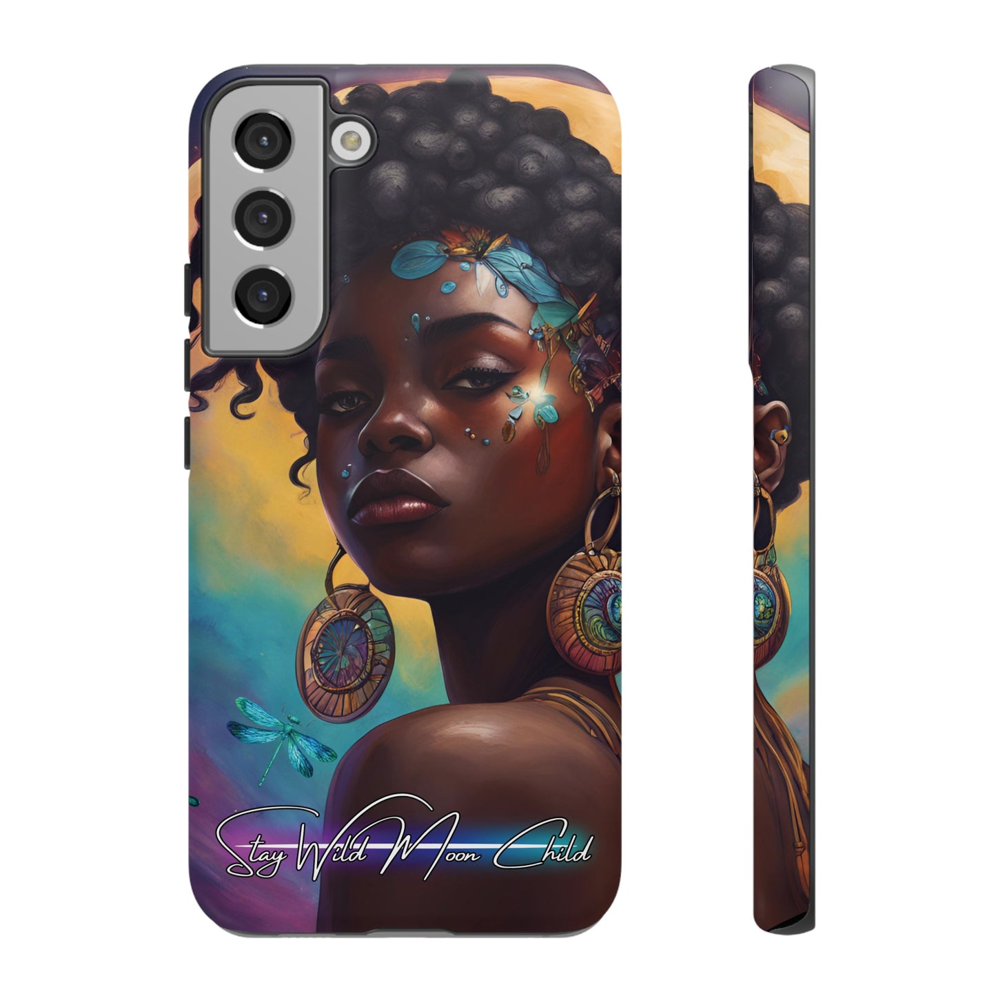 Stay Wild Moon Child - Noir Luminex Phone Case