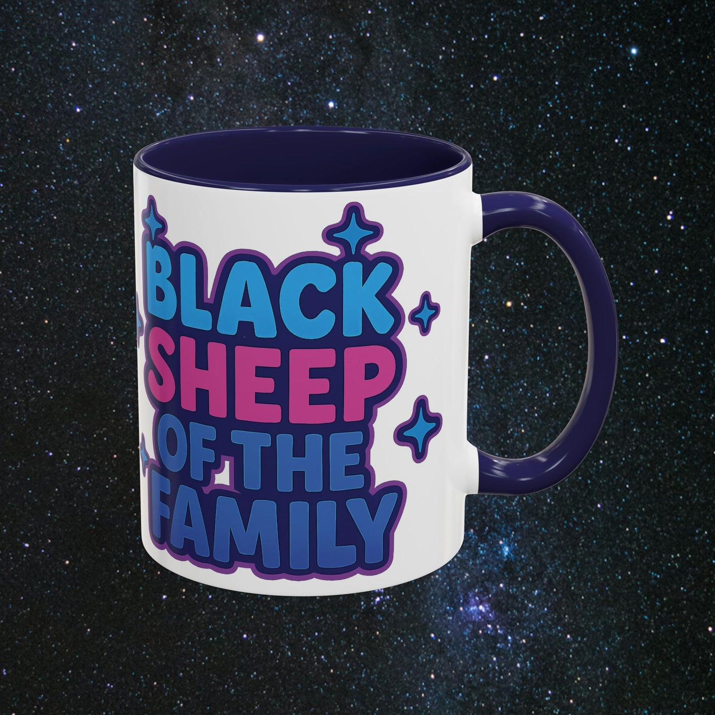 'Black Sheep' Accent Coffee Mug