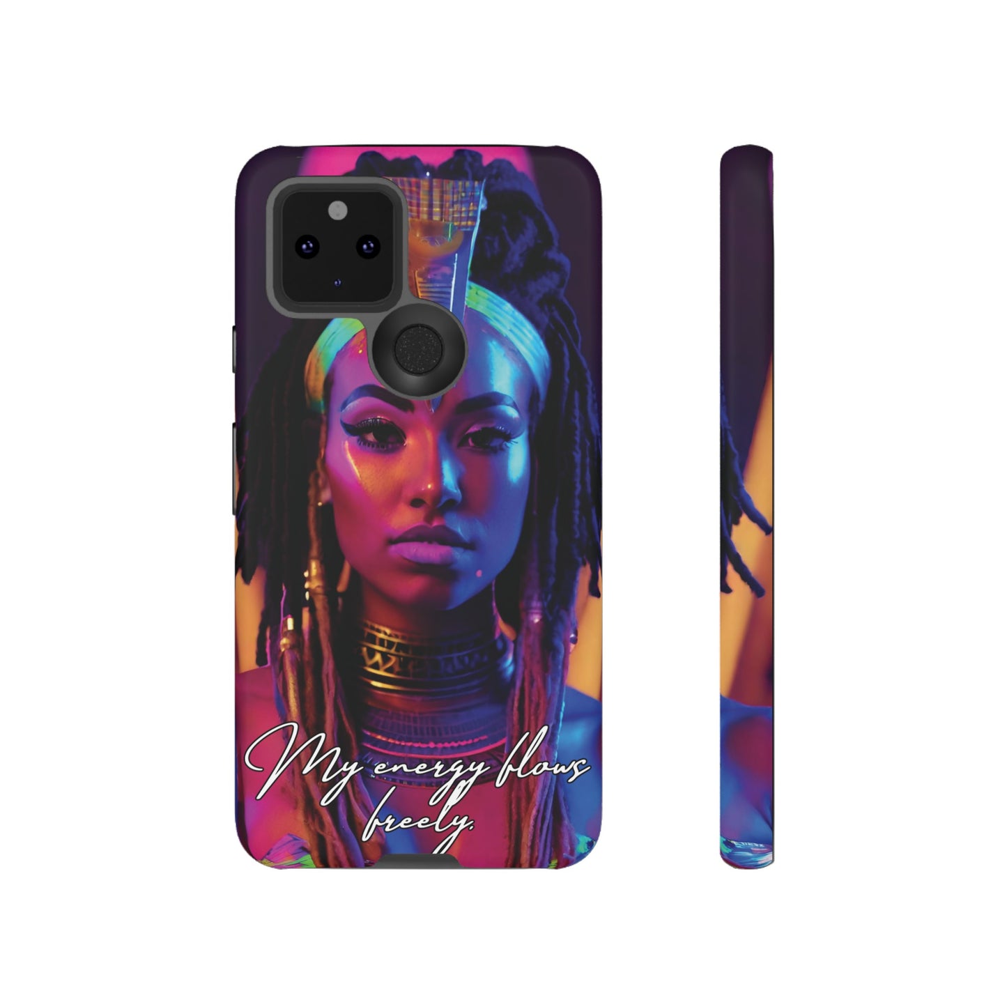 'Neon Goddess' Everflow Luminex Phone Case