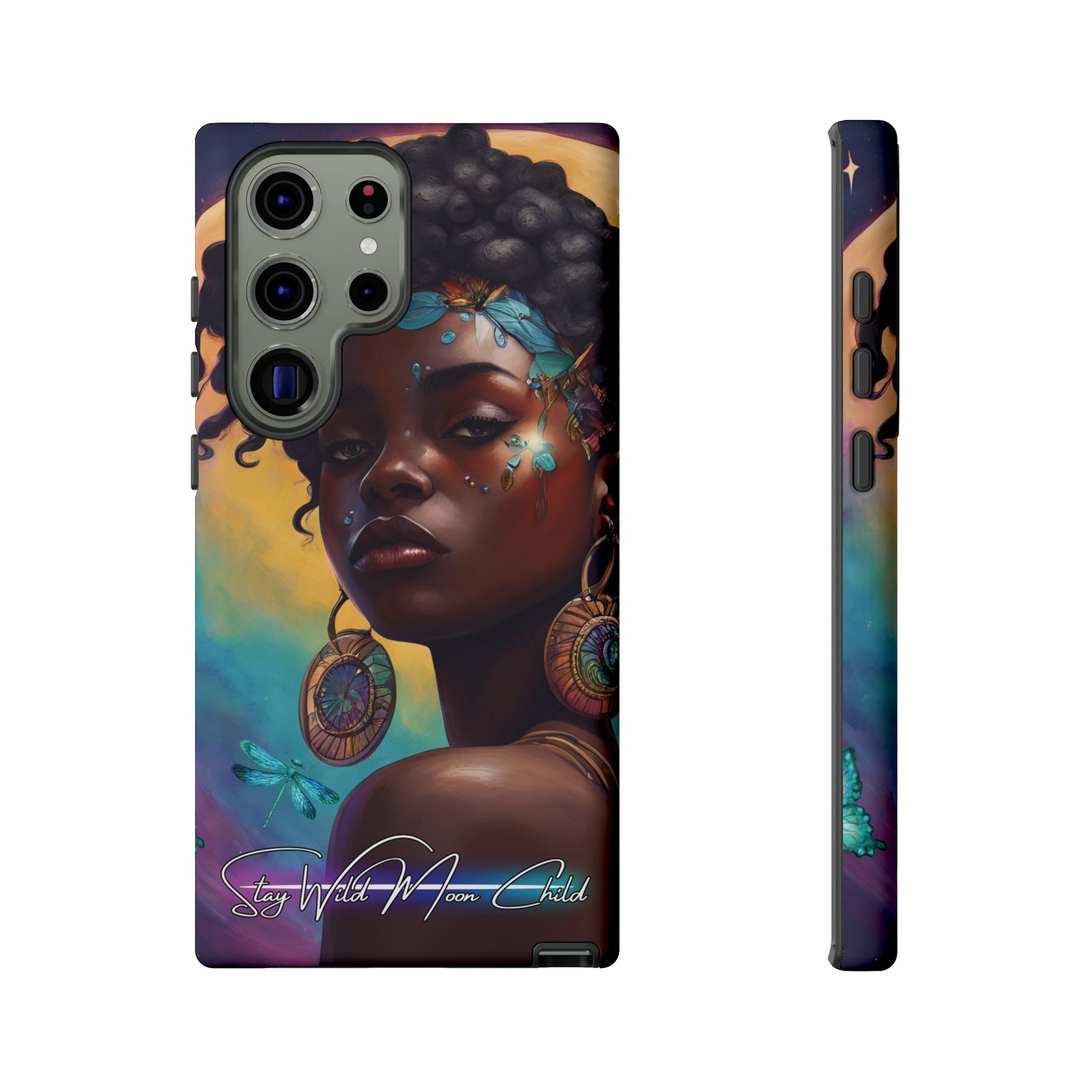 Stay Wild Moon Child - Noir Luminex Phone Case