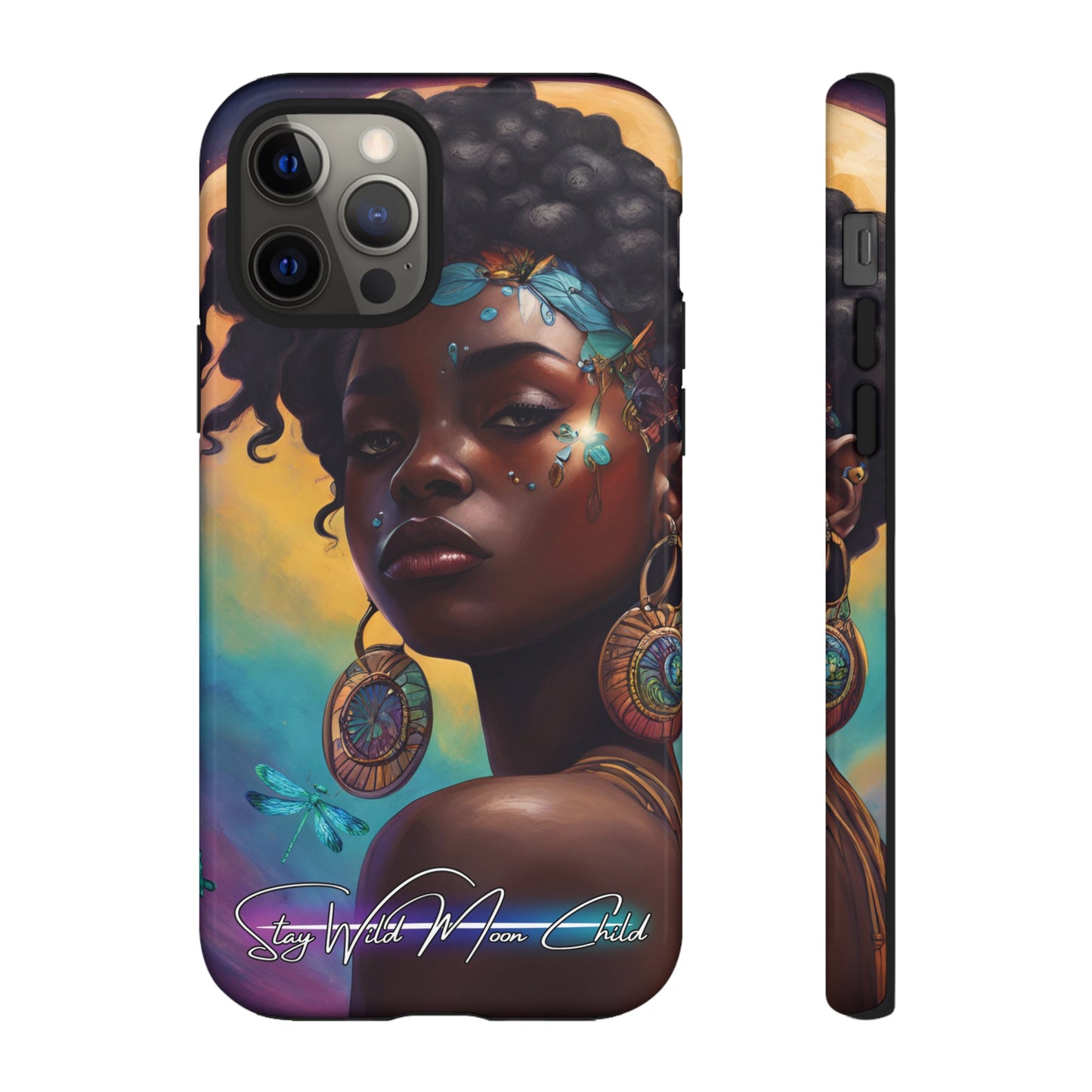 Stay Wild Moon Child - Noir Luminex Phone Case