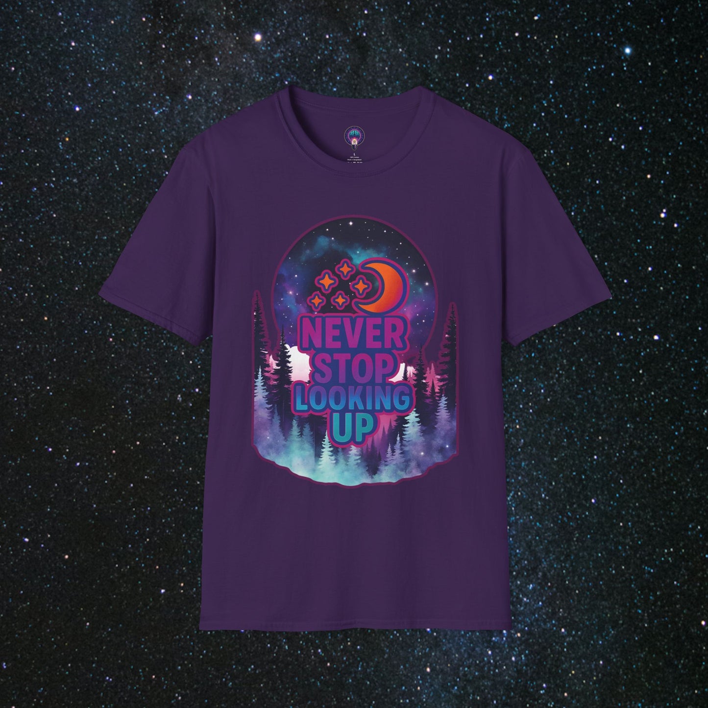 Never Stop Looking Up Softstyle Tee
