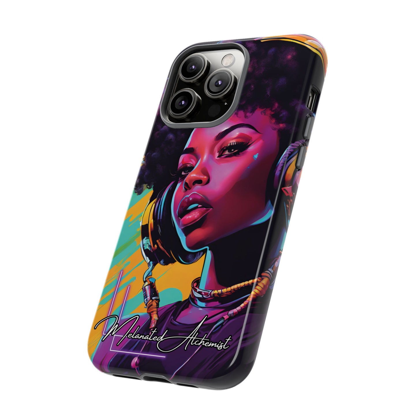 NoirAlchemy Glow - Transmute Woman Luminex Phone Case