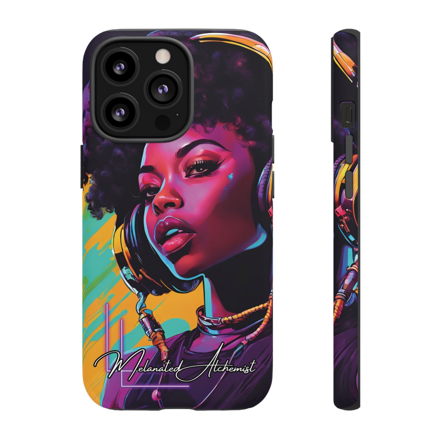 NoirAlchemy Glow - Transmute Woman Luminex Phone Case