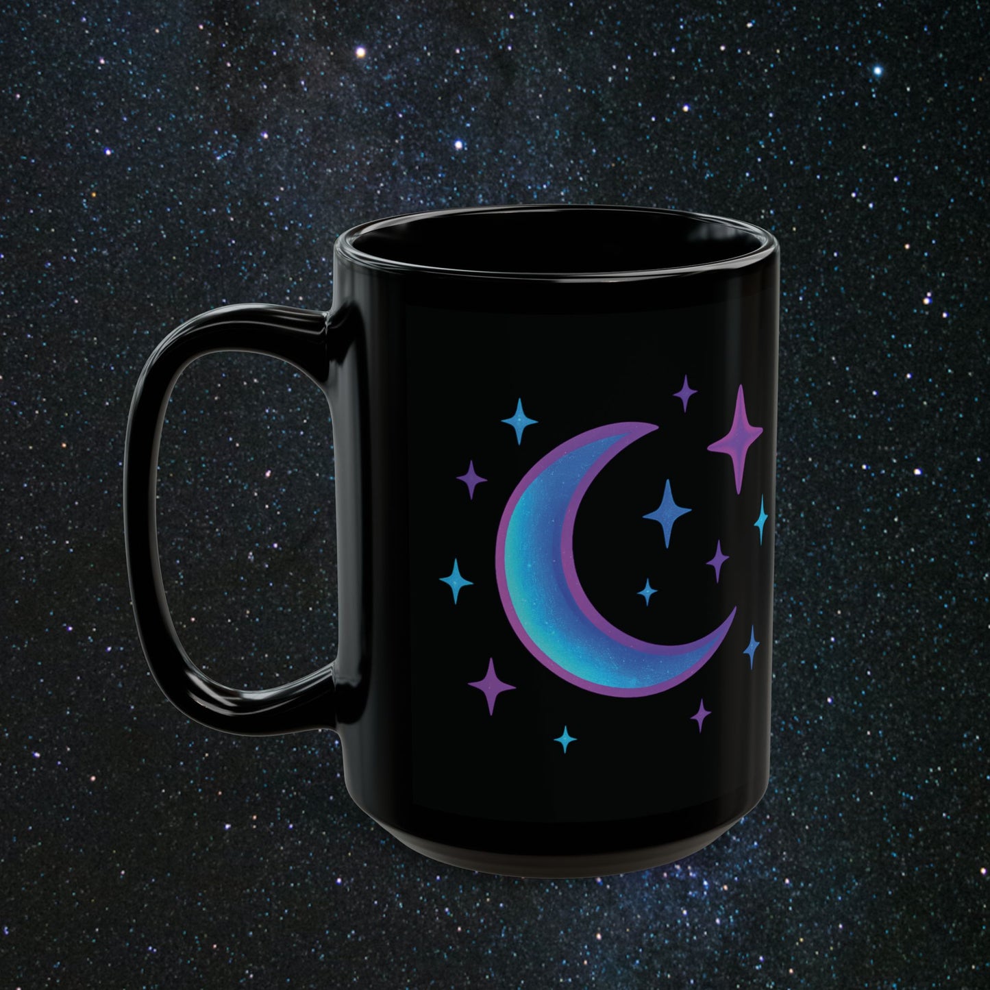 Manifest It Black Mug