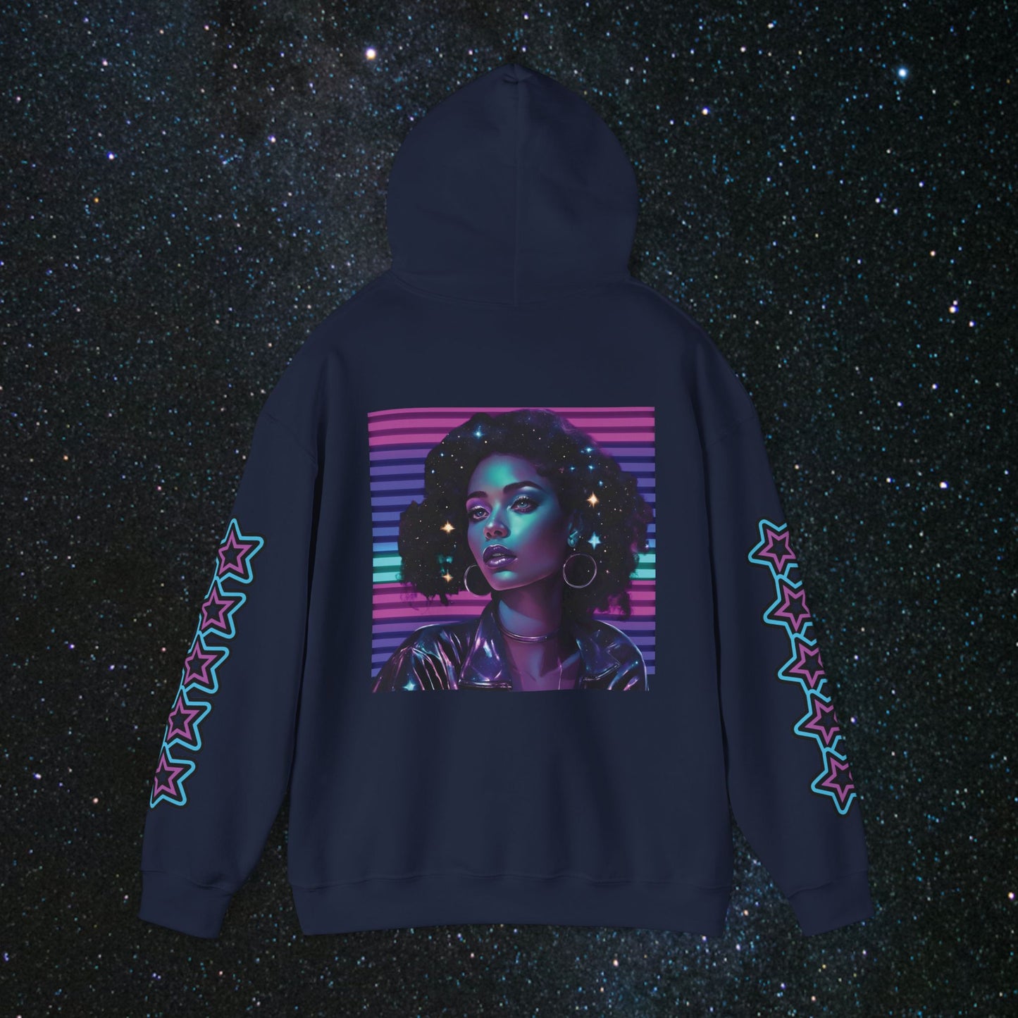 Retro Radiance - Women's Pullover Hoodie