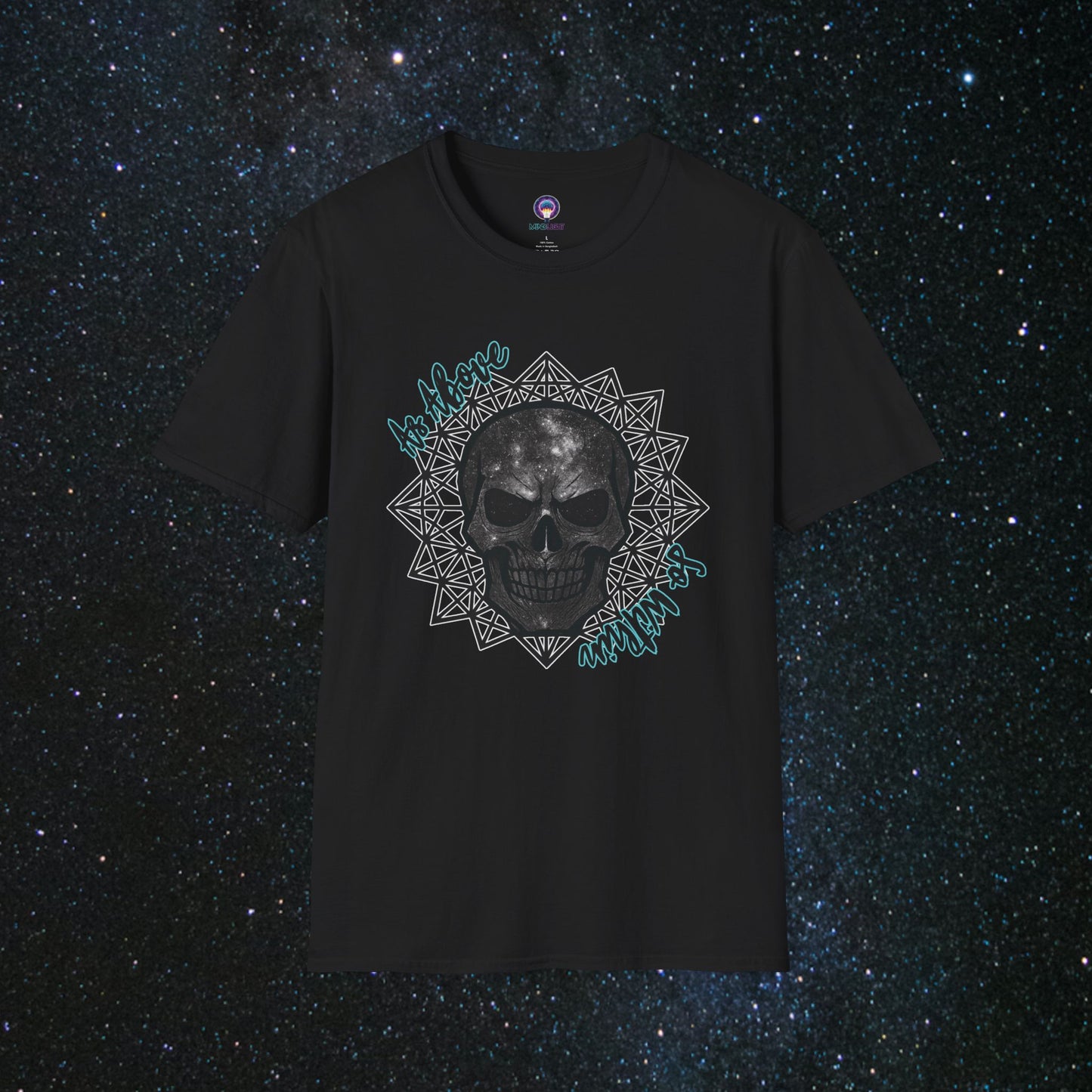 Fractal Abyss Softstyle Tee