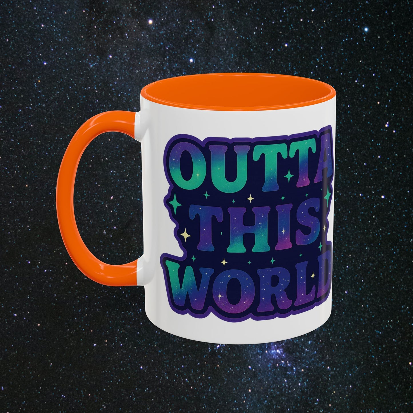 Hypnotic Moon Accent Coffee Mug