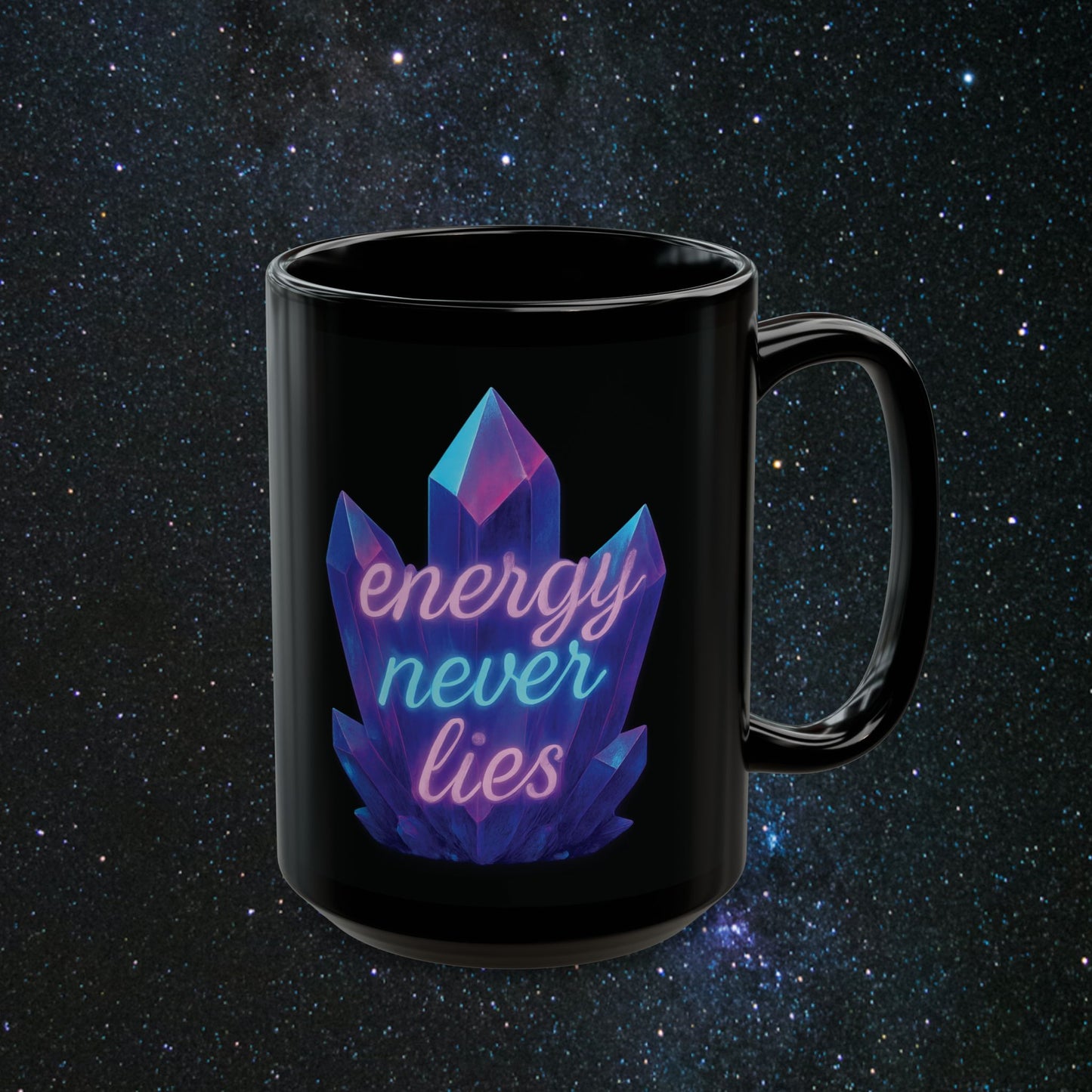 'Intuition' Black Mug