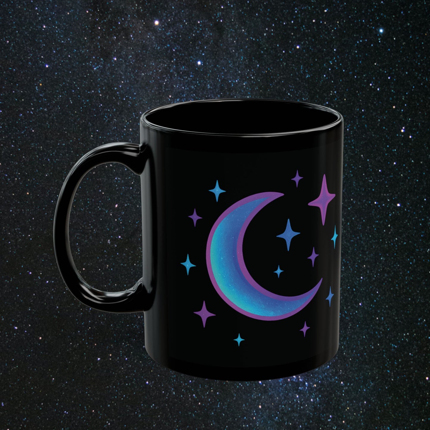 Manifest It Black Mug