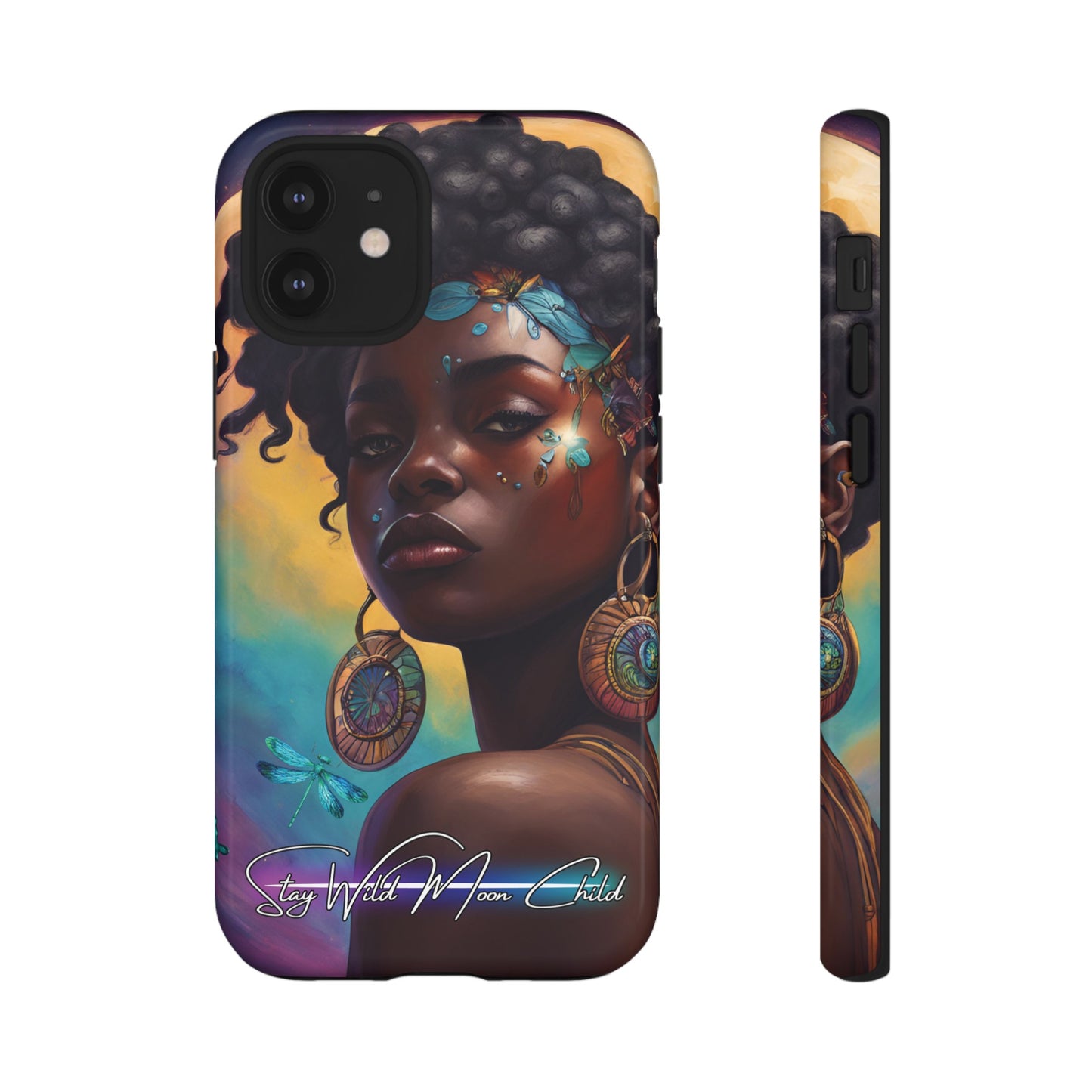 Stay Wild Moon Child - Noir Luminex Phone Case