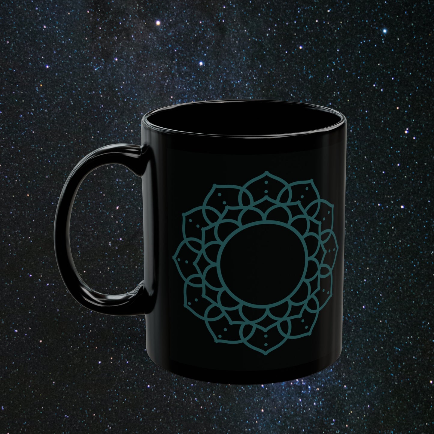 Timeless Wisdom Black Mug