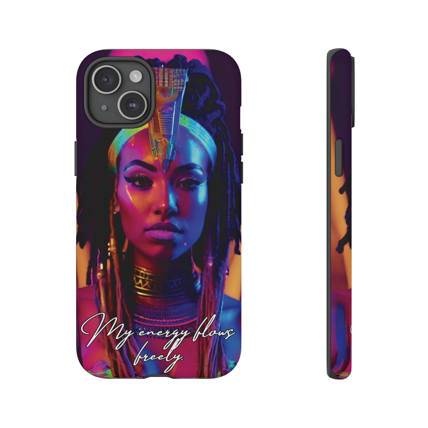 'Neon Goddess' Everflow Luminex Phone Case