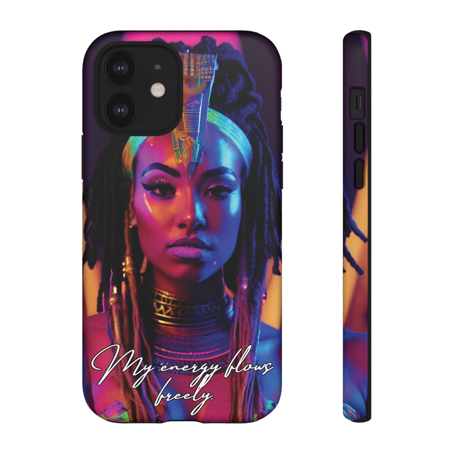'Neon Goddess' Everflow Luminex Phone Case