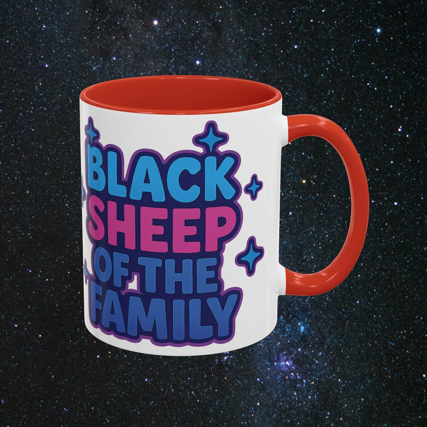 'Black Sheep' Accent Coffee Mug