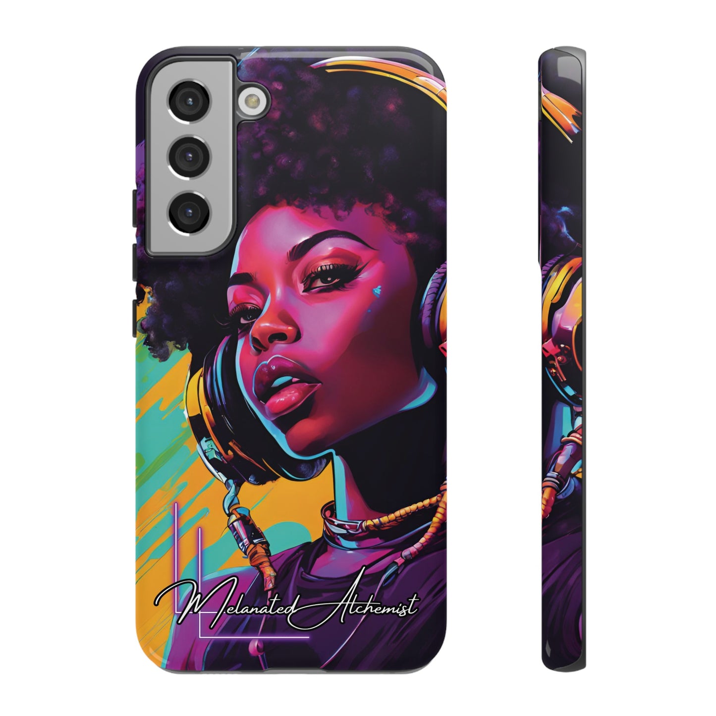 NoirAlchemy Glow - Transmute Woman Luminex Phone Case