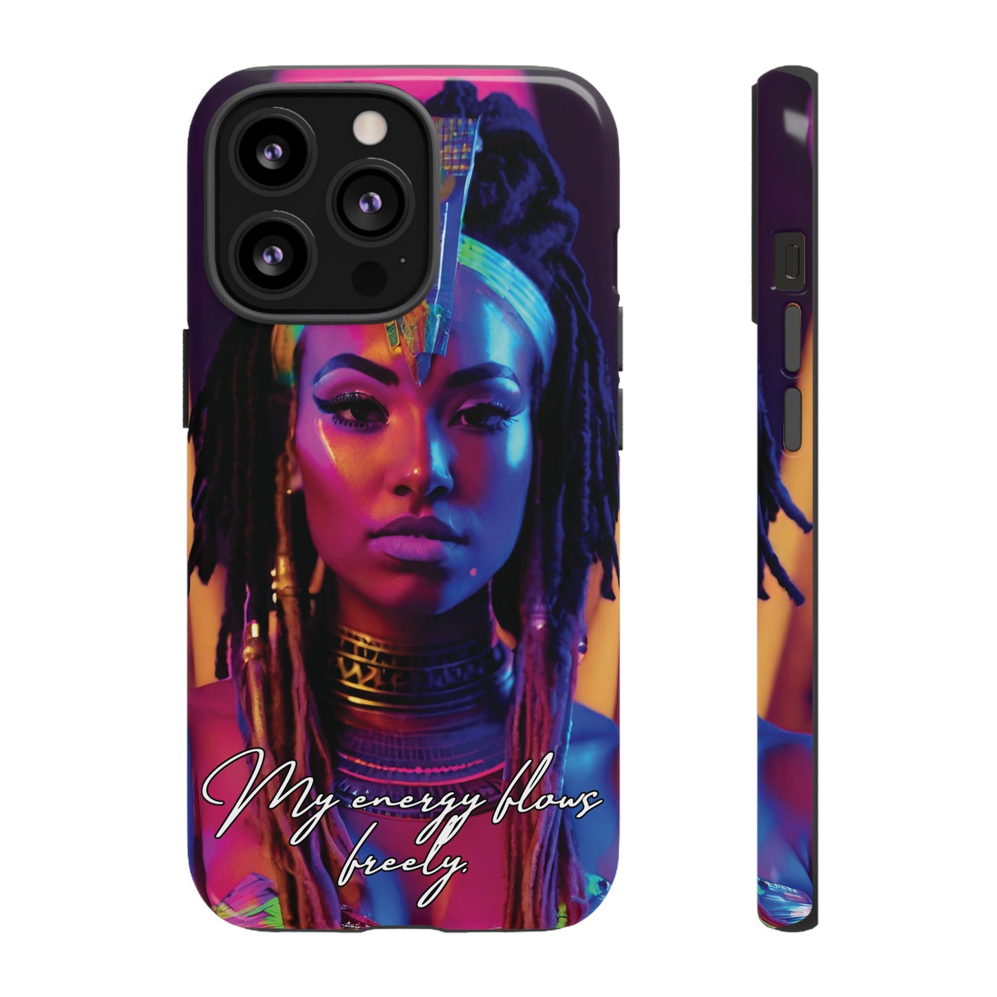 'Neon Goddess' Everflow Luminex Phone Case