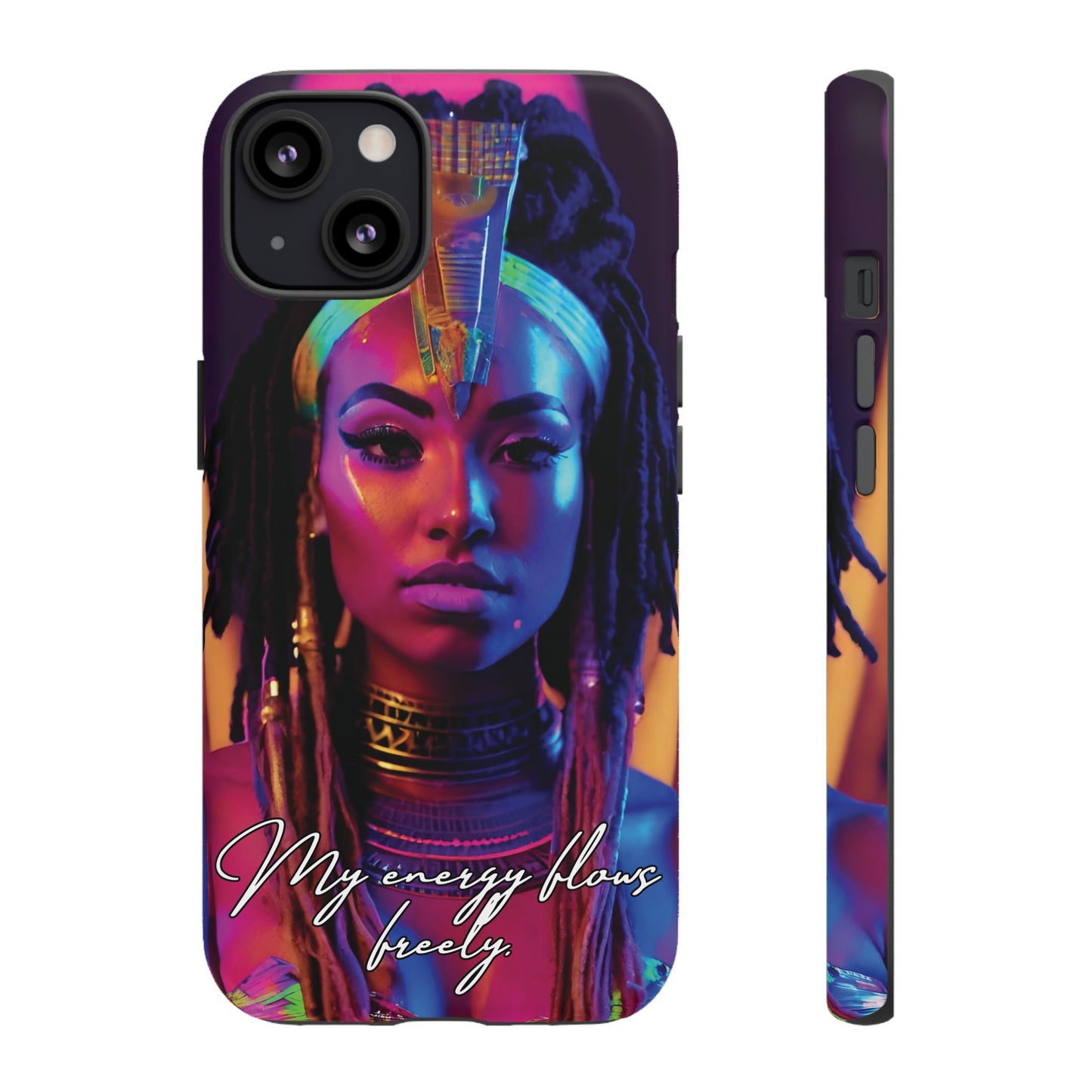 'Neon Goddess' Everflow Luminex Phone Case