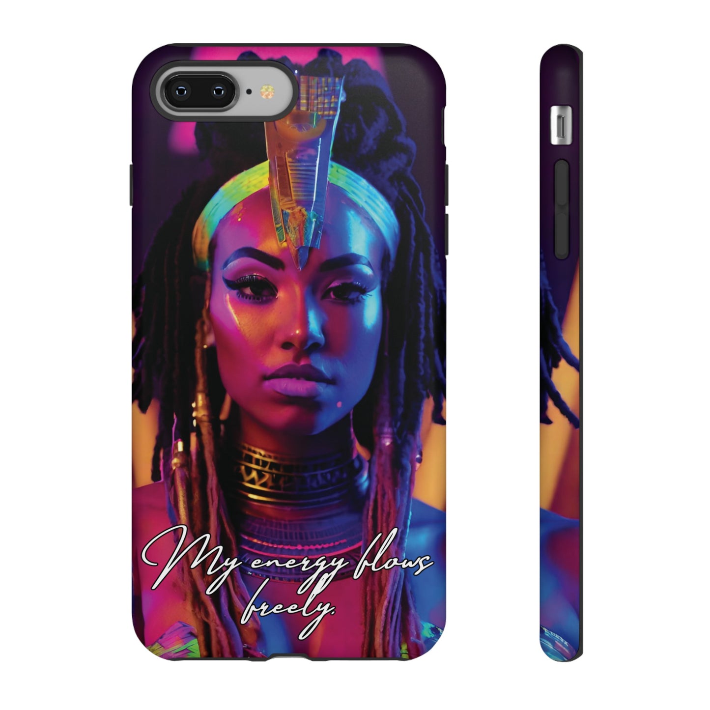 'Neon Goddess' Everflow Luminex Phone Case