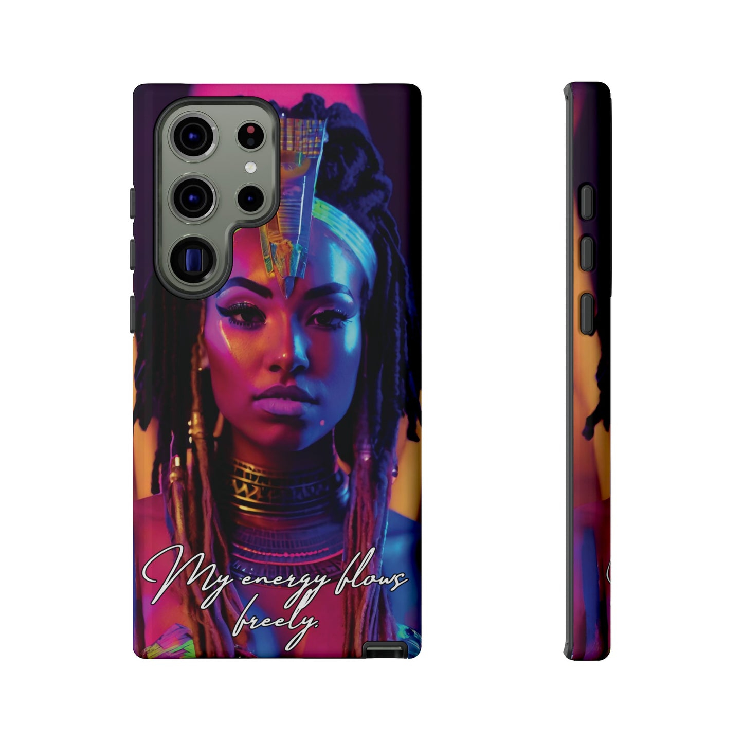 'Neon Goddess' Everflow Luminex Phone Case
