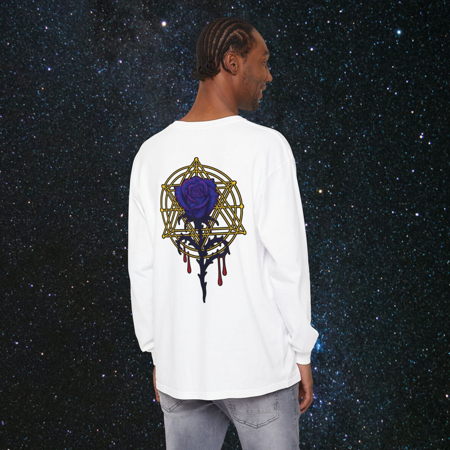 ComoGoth Rose Long Sleeve Tee