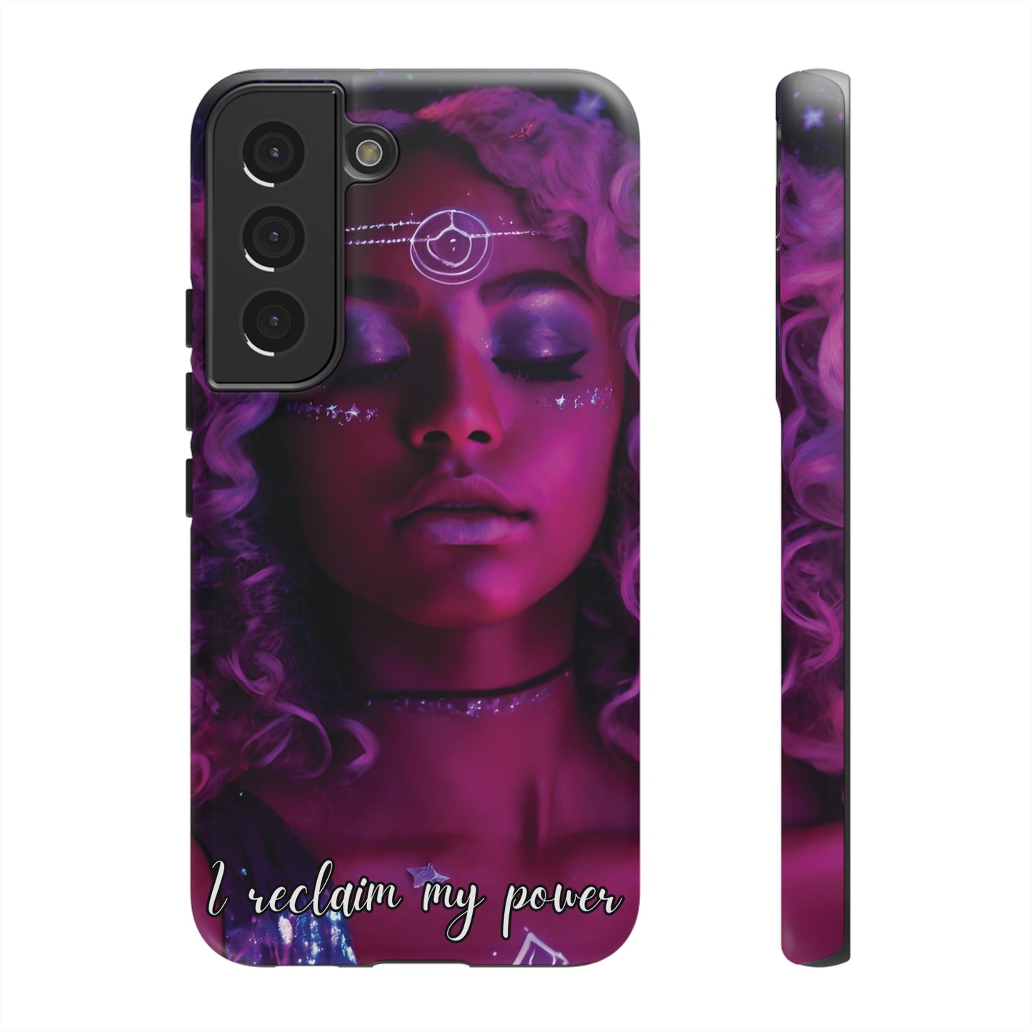'Neon Goddess' Reclamation Luminex Phone Case