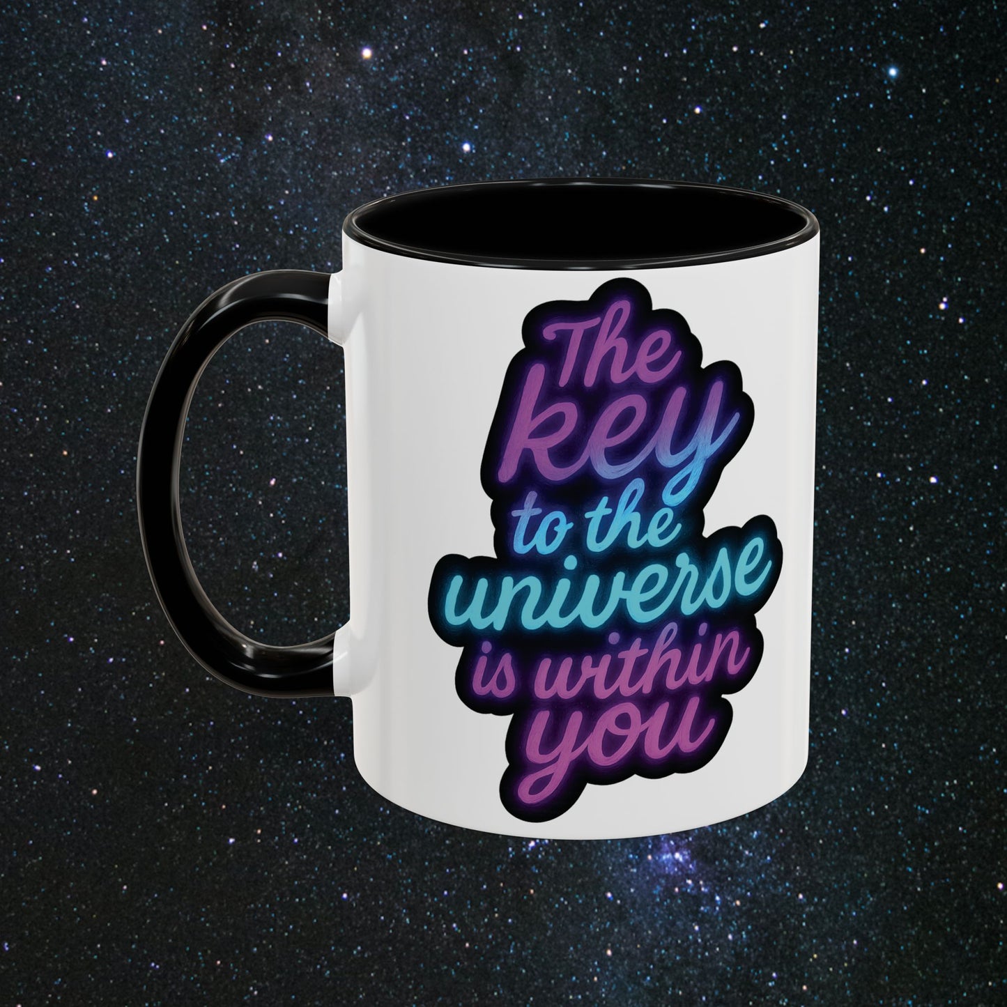 Key To The Universe Accent Coffee Mug
