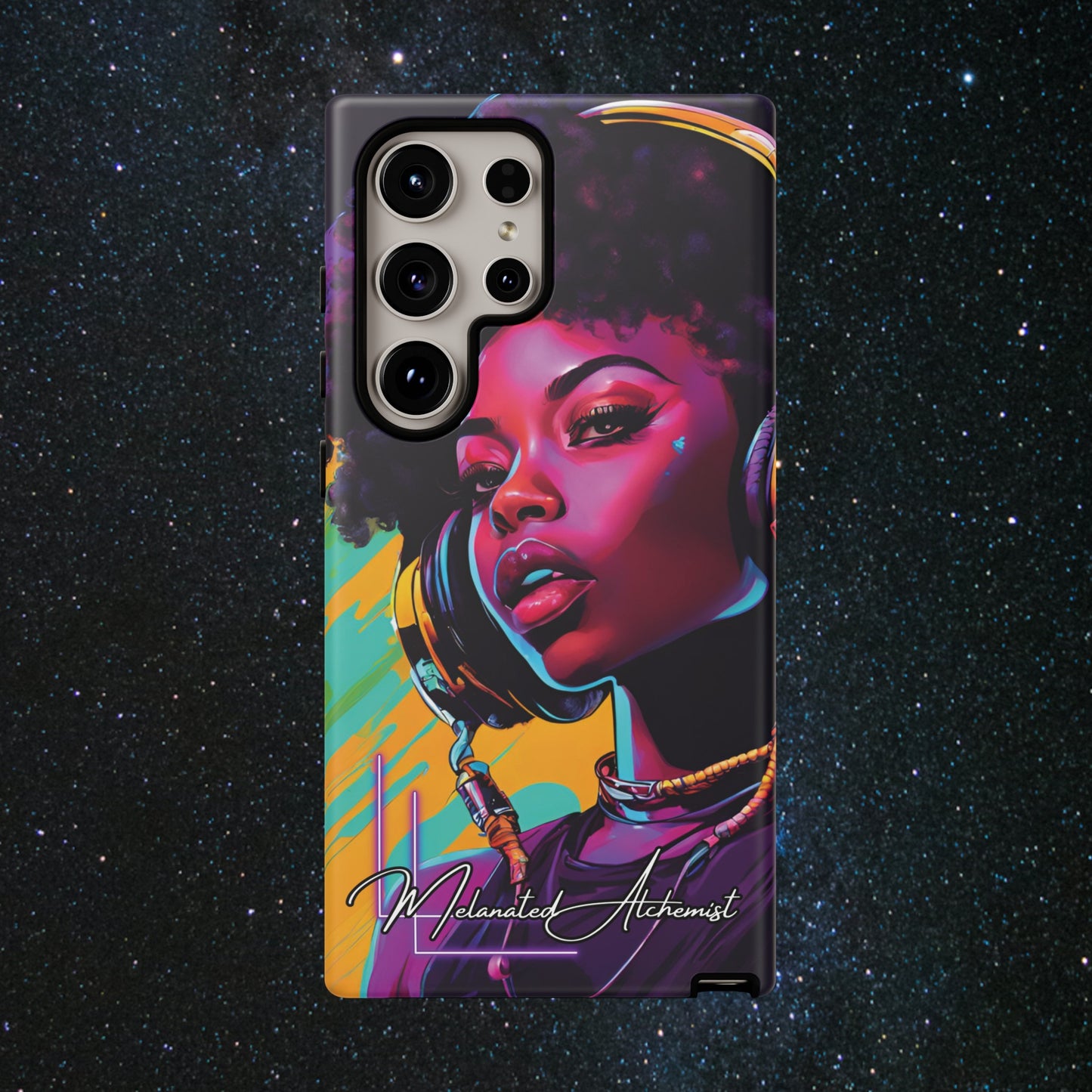 NoirAlchemy Glow - Transmute Woman Luminex Phone Case
