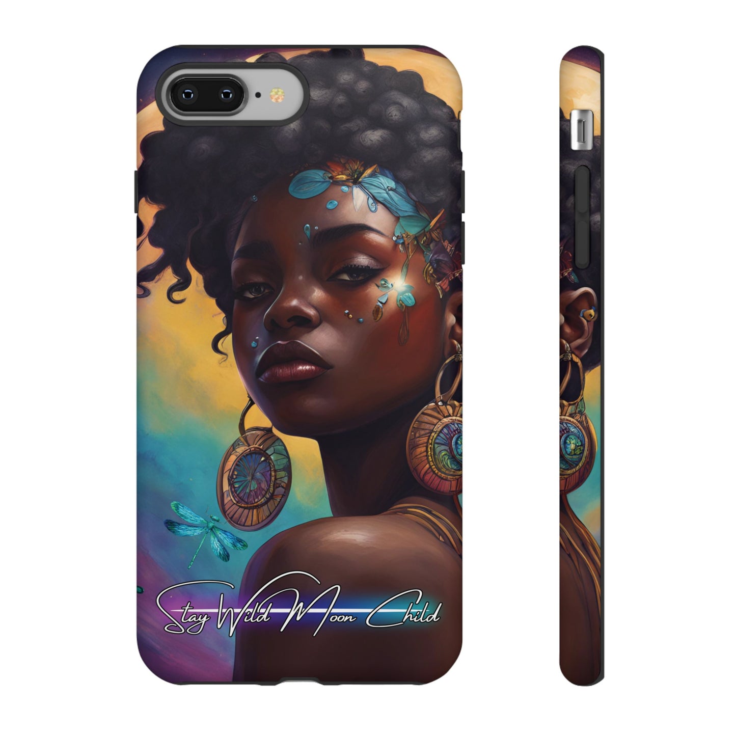 Stay Wild Moon Child - Noir Luminex Phone Case