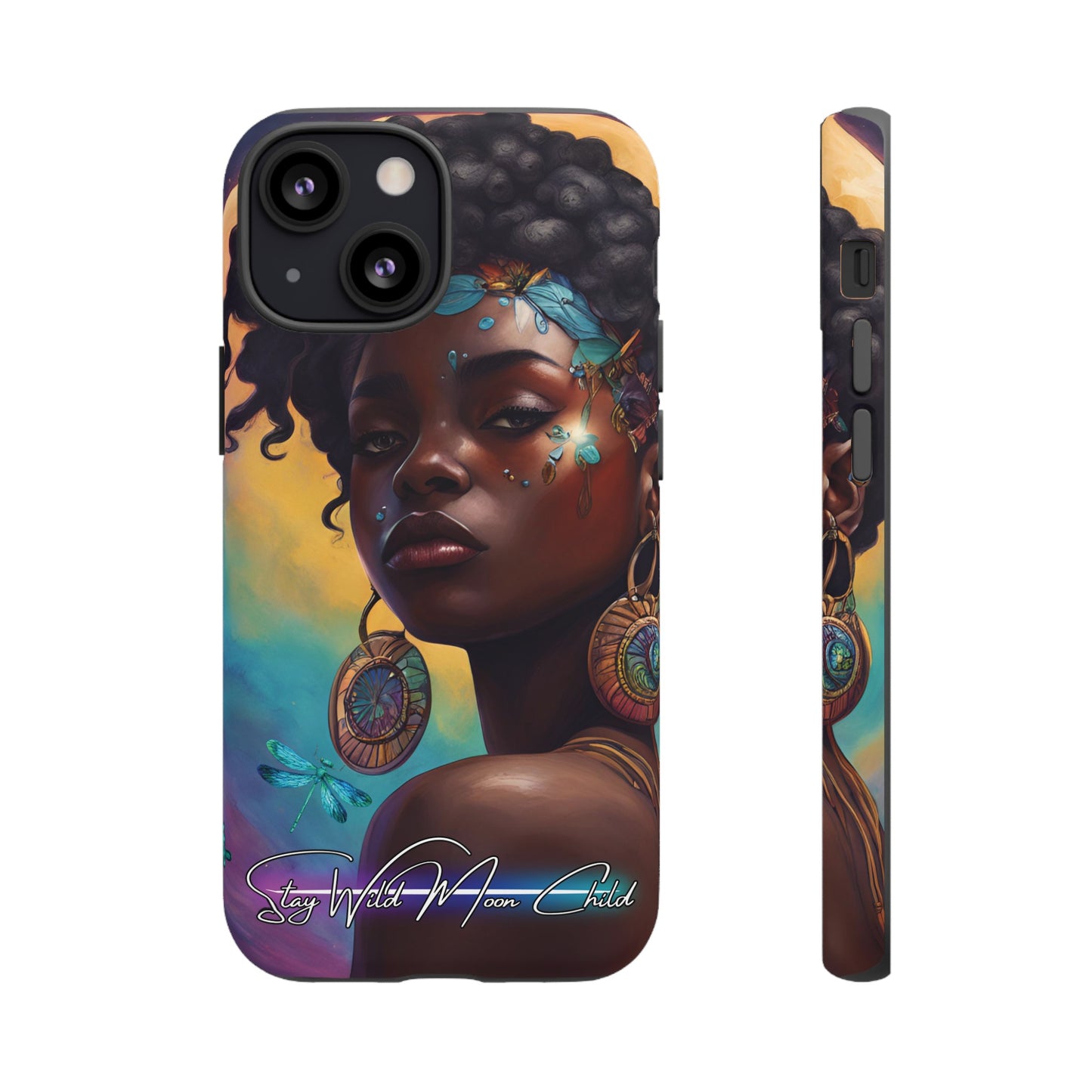 Stay Wild Moon Child - Noir Luminex Phone Case