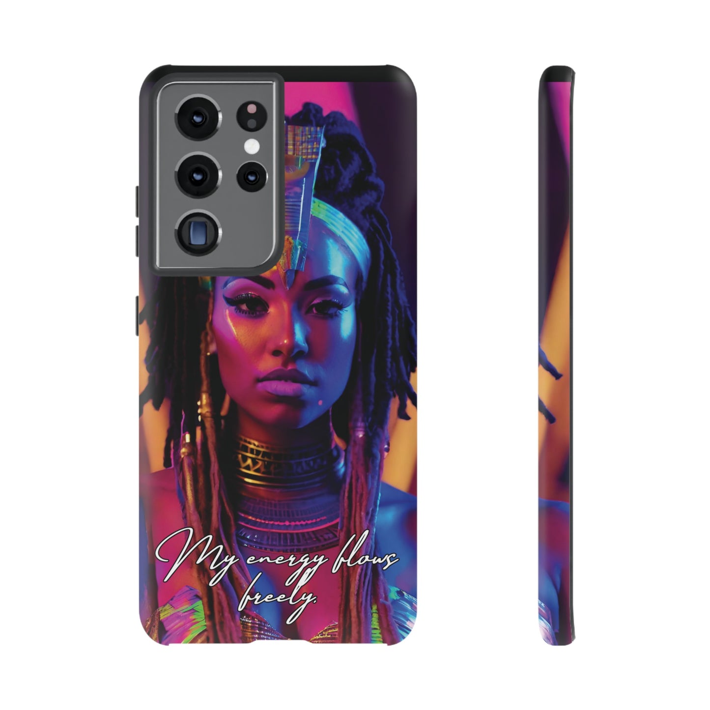 'Neon Goddess' Everflow Luminex Phone Case
