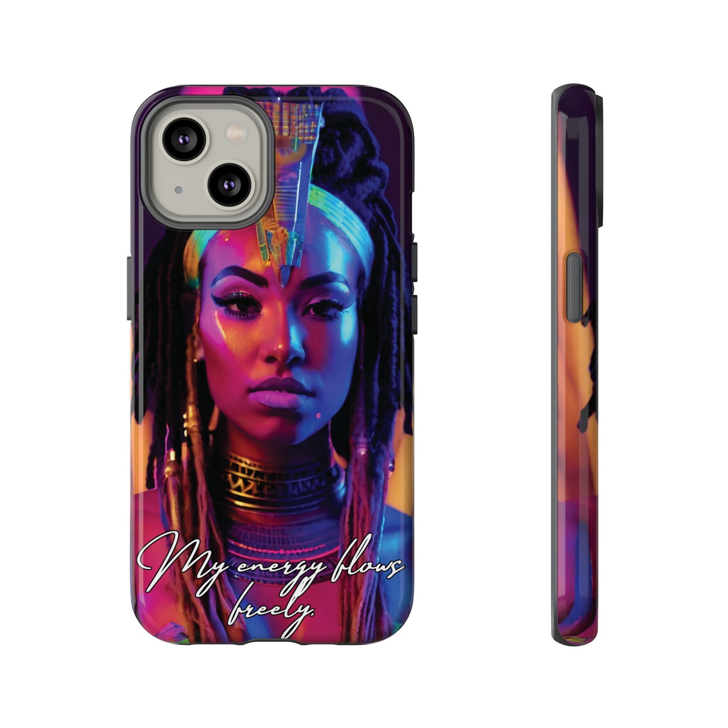 'Neon Goddess' Everflow Luminex Phone Case