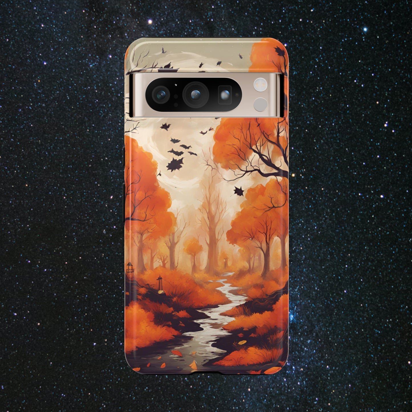 Whispering Autumn Brook Luminex Phone Case