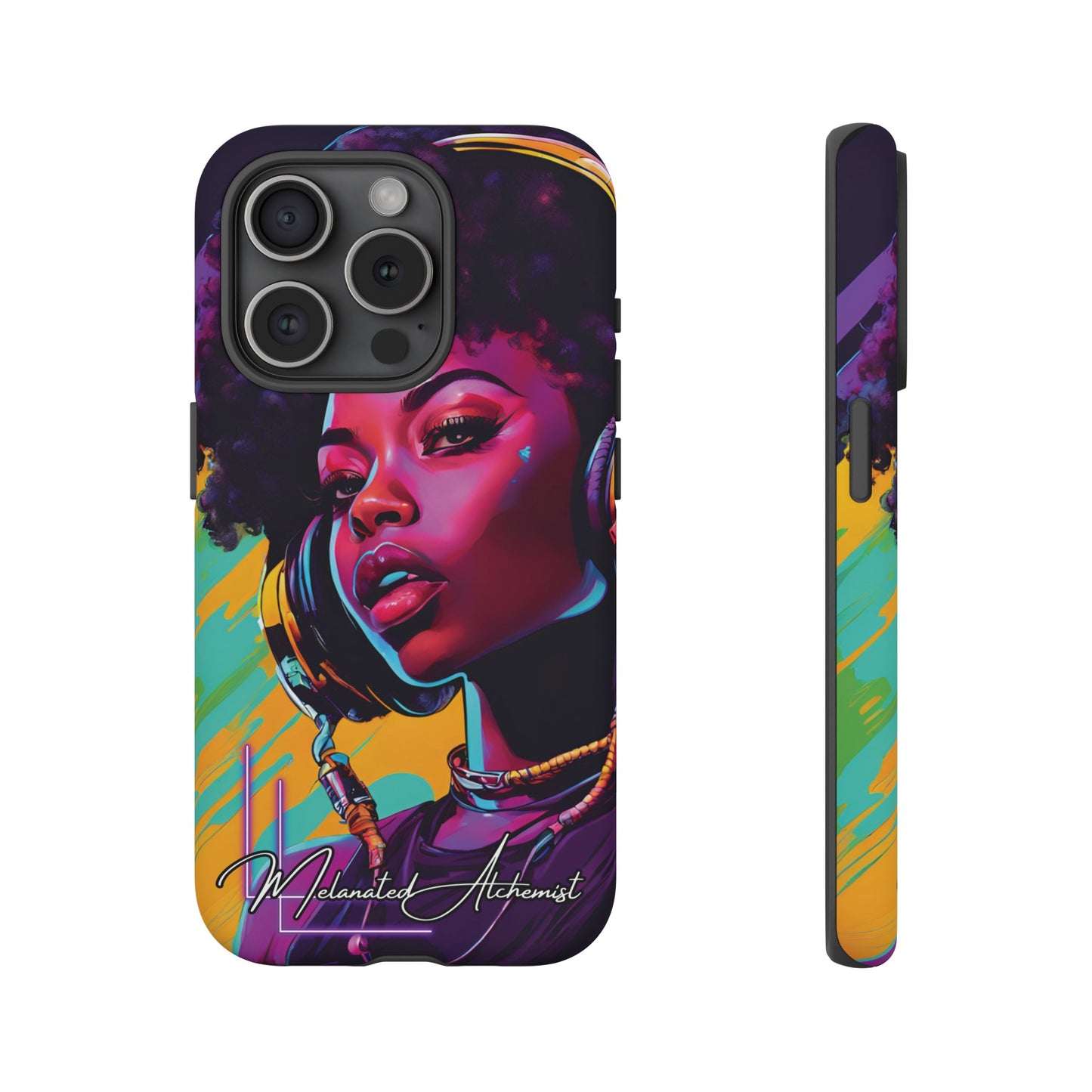 NoirAlchemy Glow - Transmute Woman Luminex Phone Case